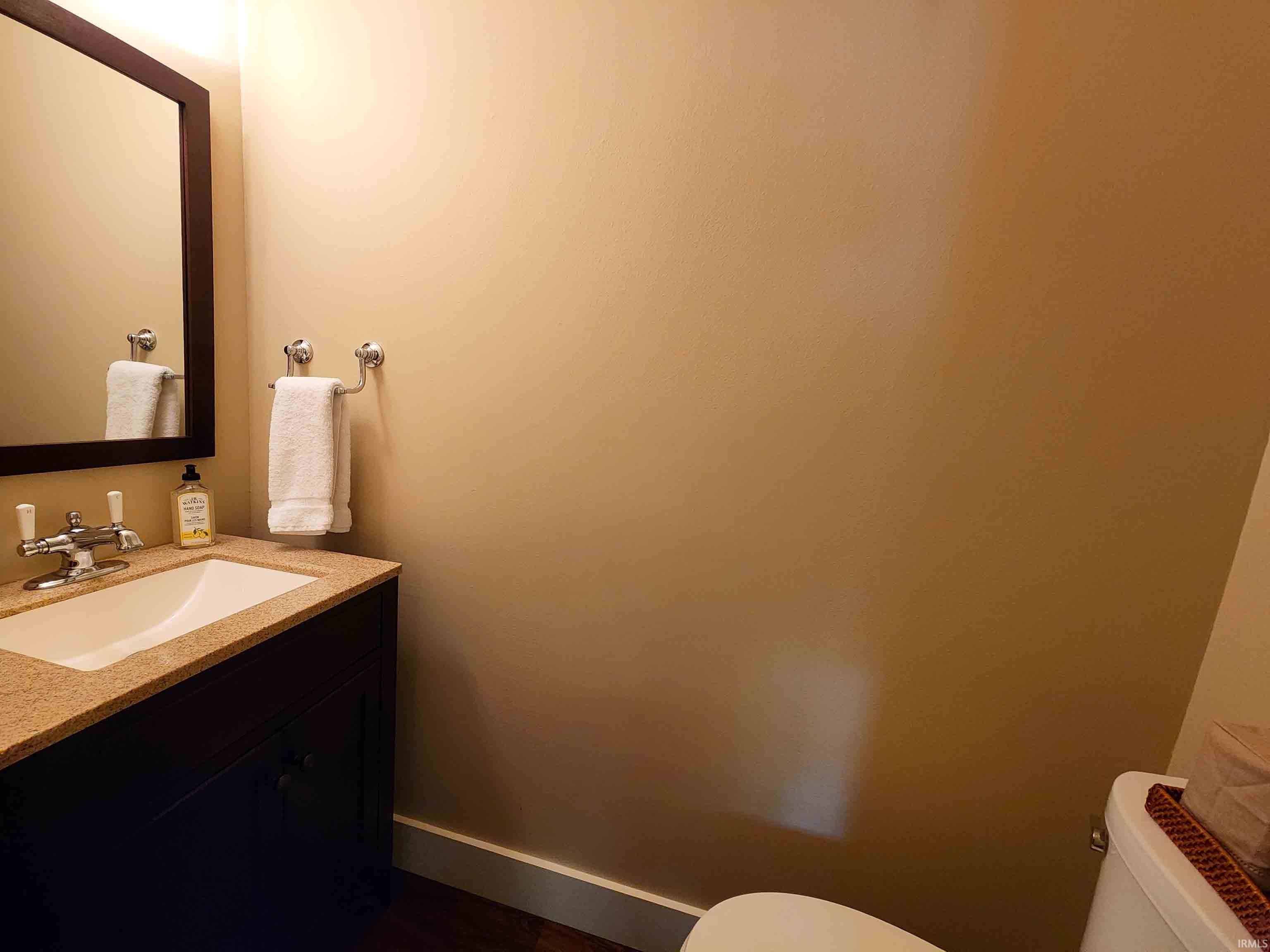 Second bathroom separate toilet.