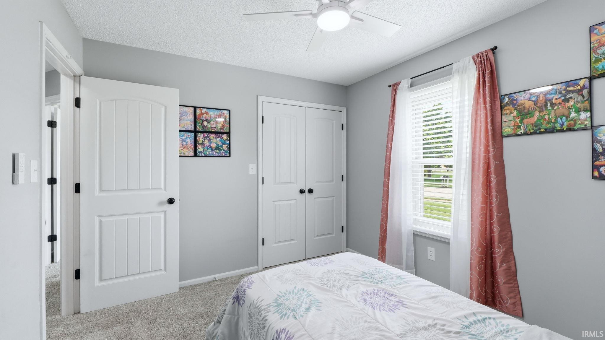 Light gray painted walls with white trim