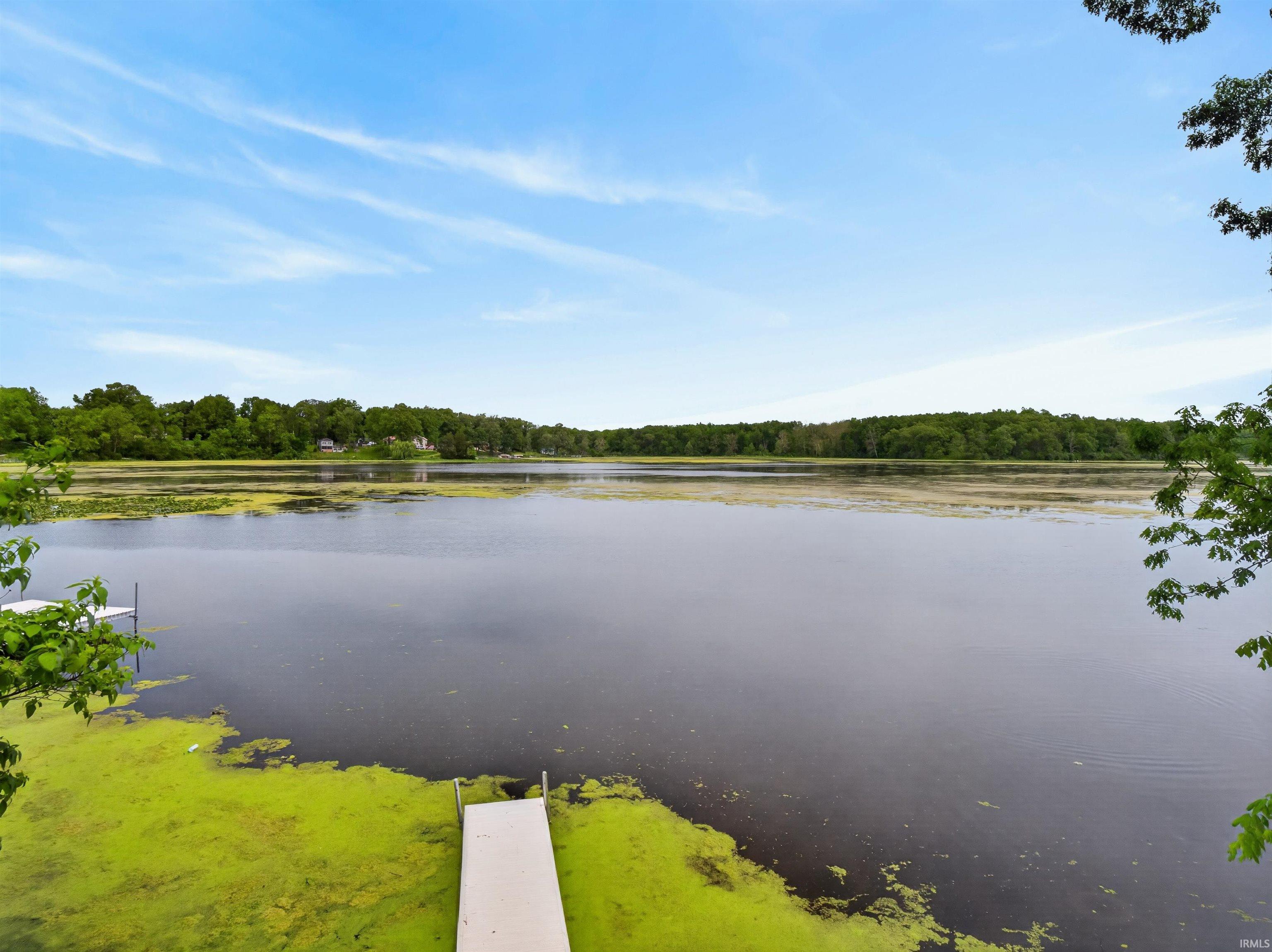 Expansive lakefront setting with direct water access