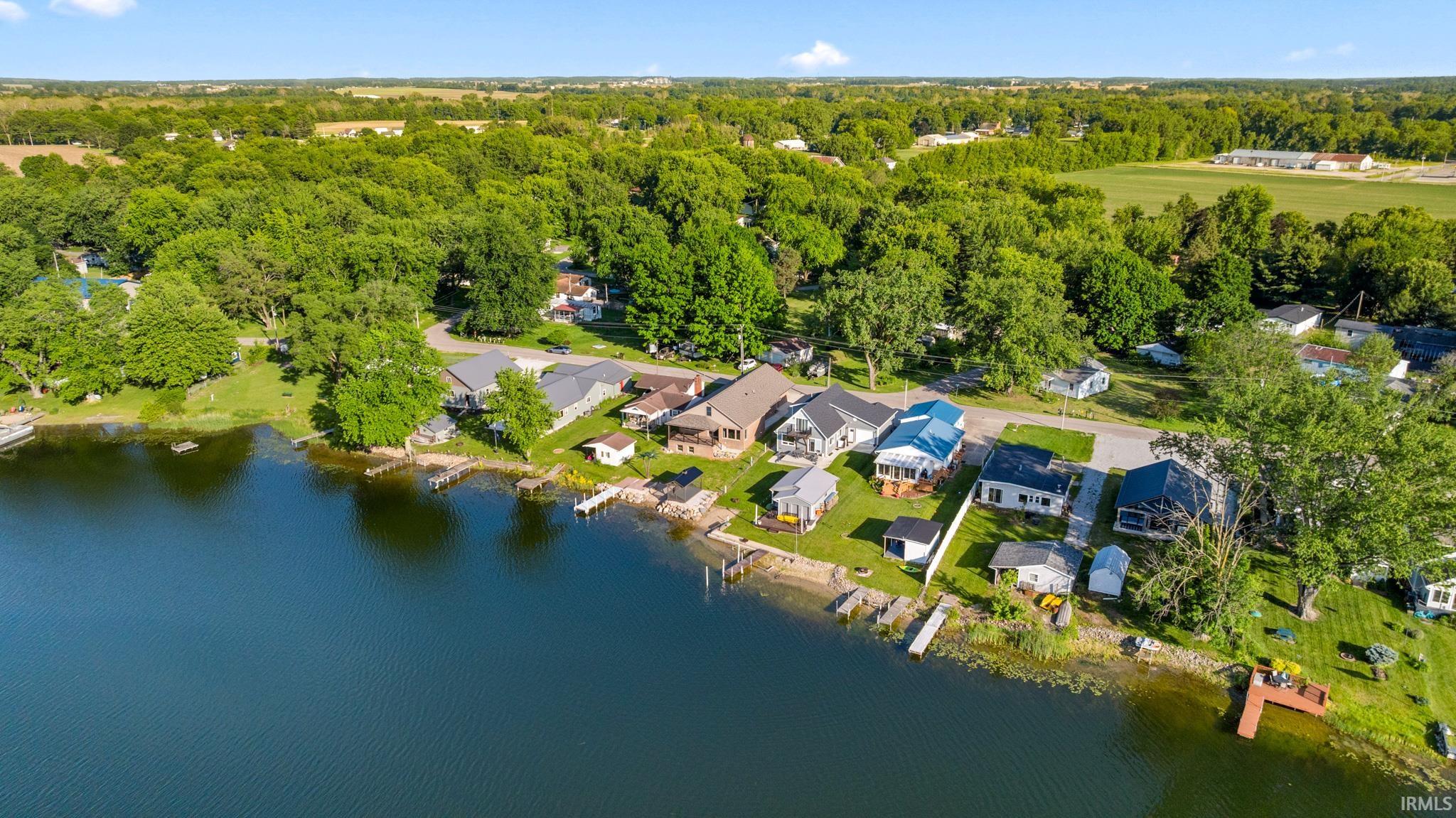 Waterfront properties featuring private docks and direct water access