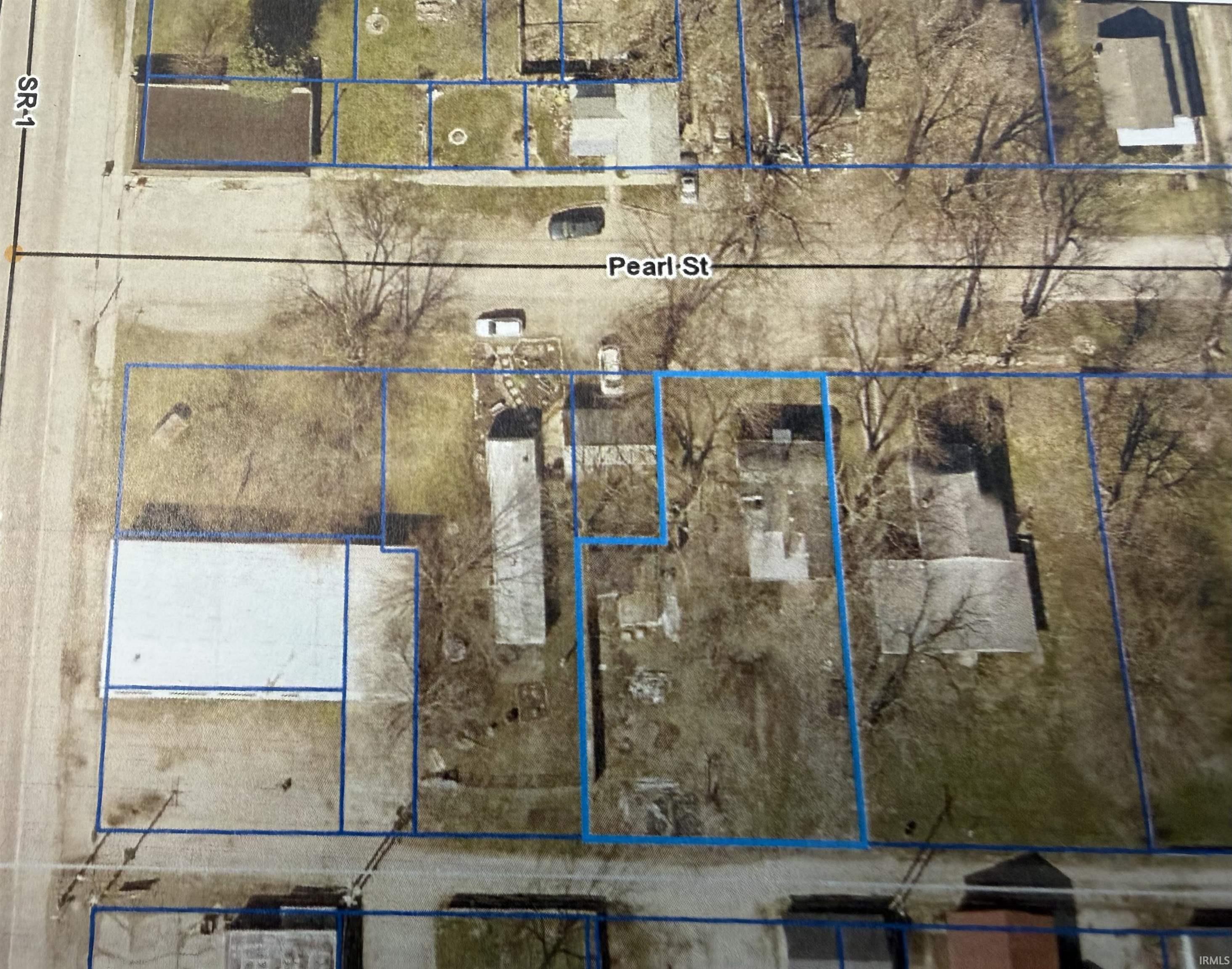 Property Survey. Illustrating the property boundaries and surrounding parcels