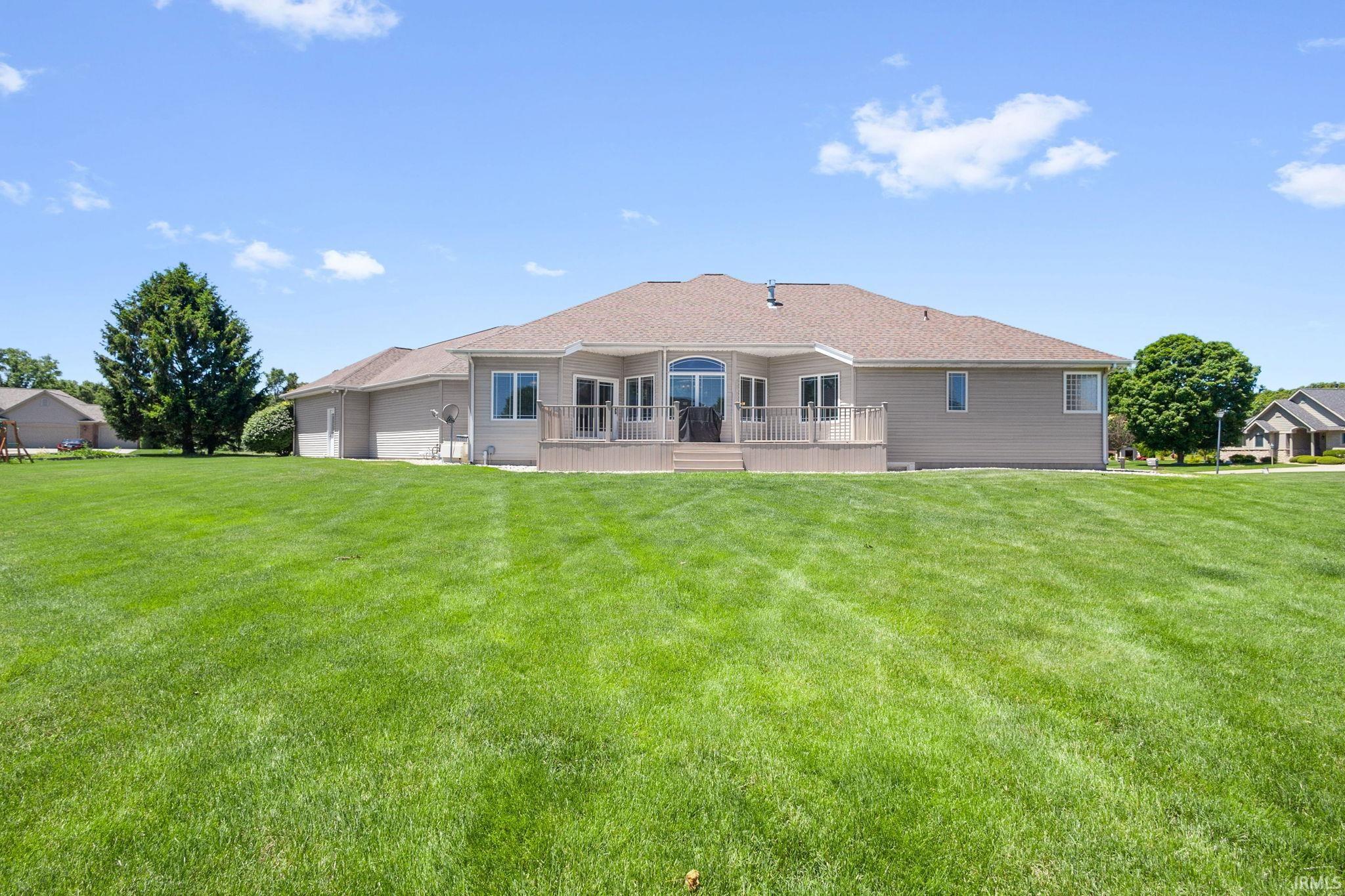 Expansive rear lawn with room for a pool!