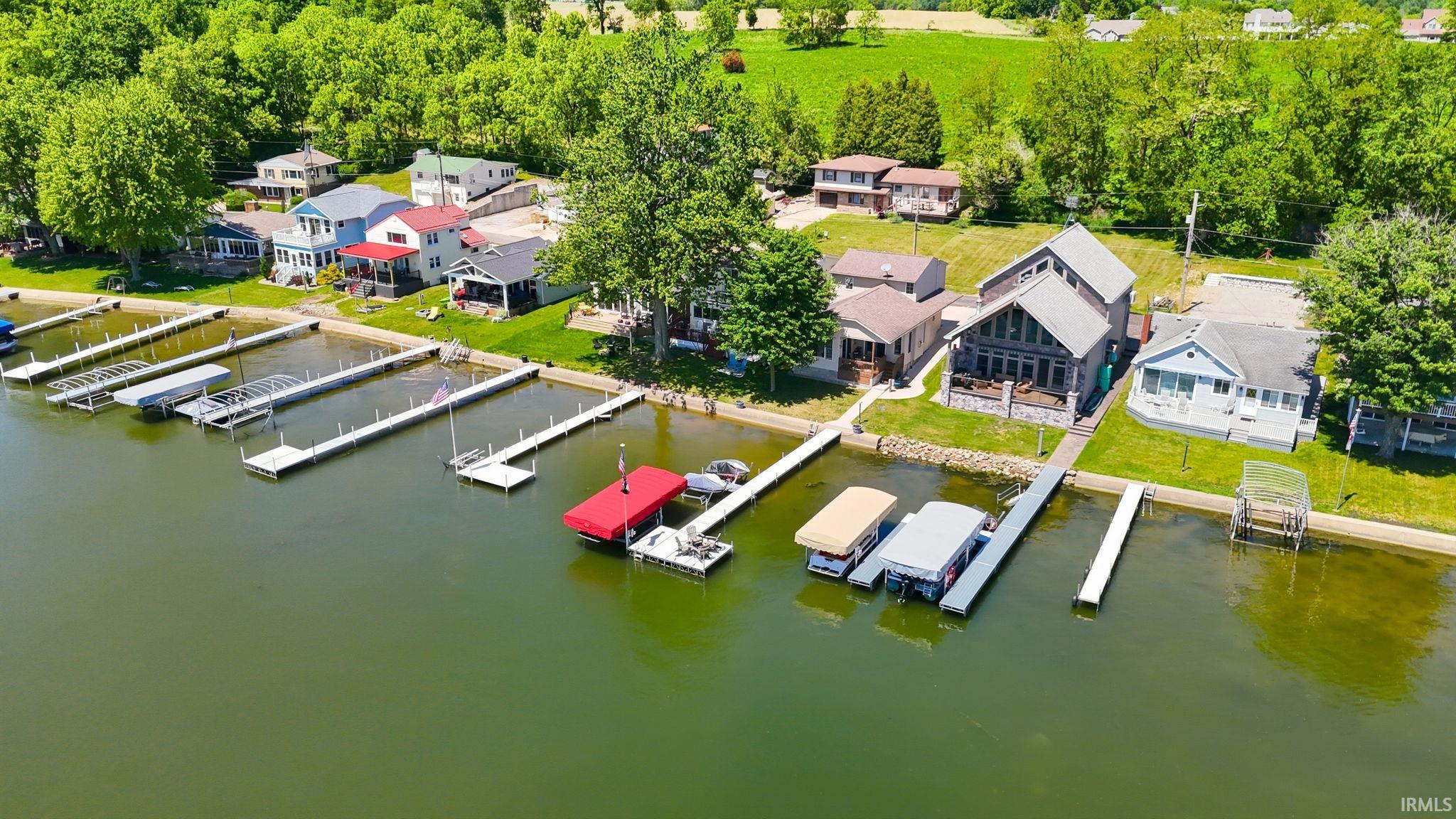Waterfront property with multiple boat docks