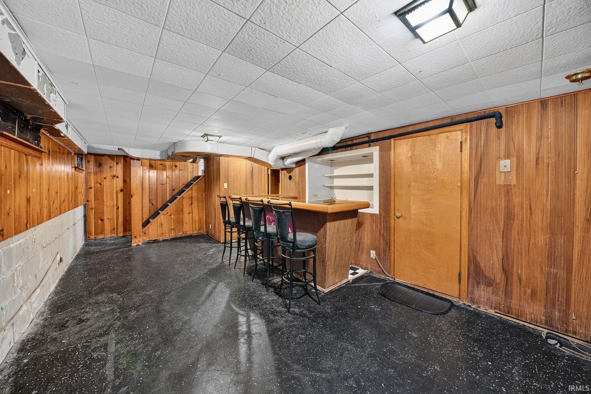 Lower level bar