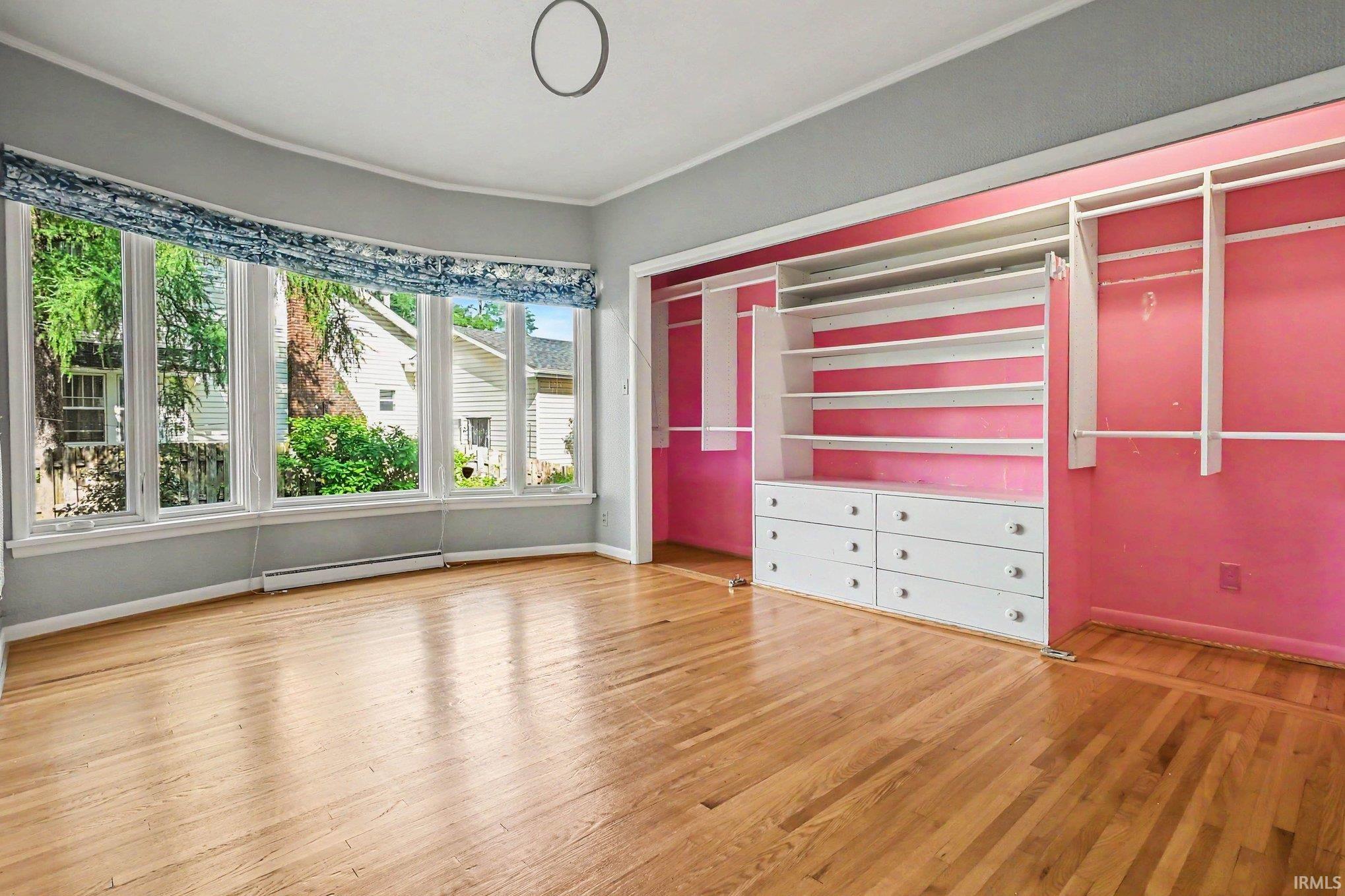 Hardwood flooring throughout