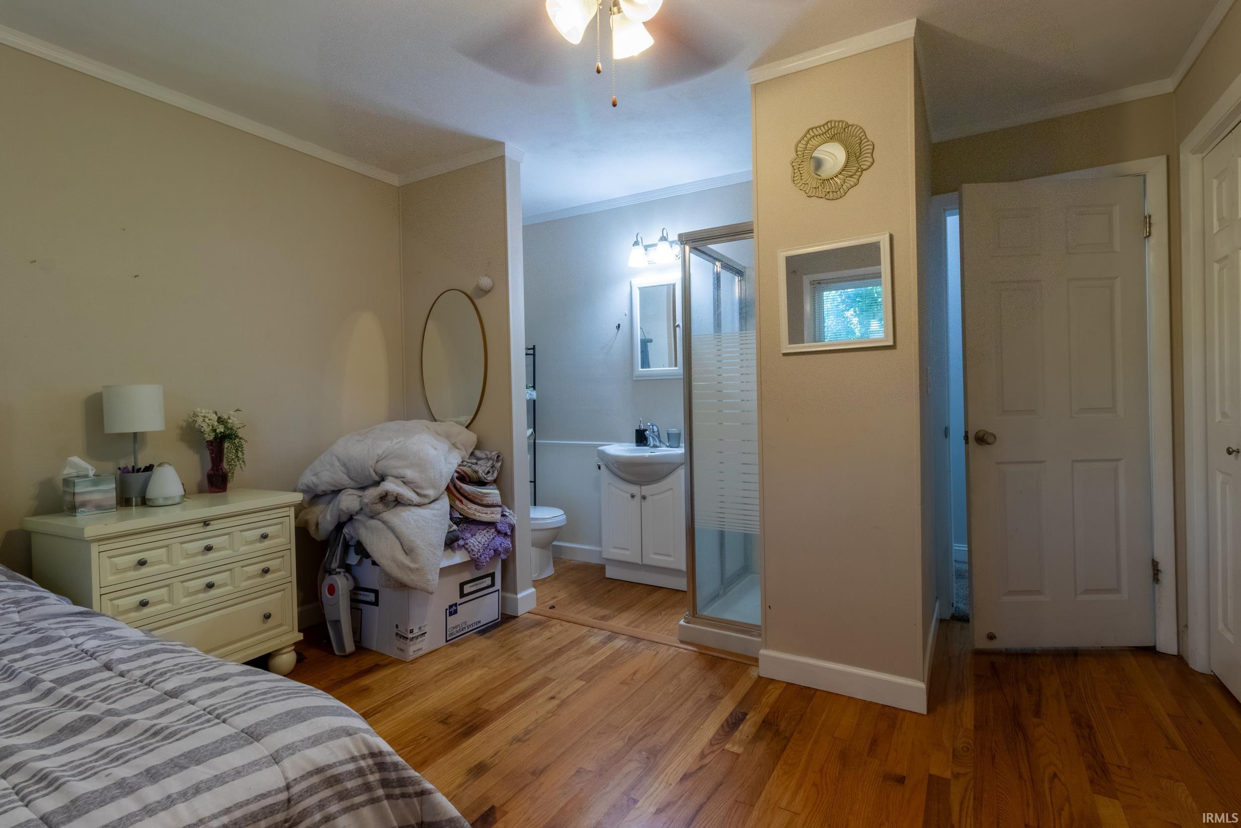 Hardwood-style flooring throughout