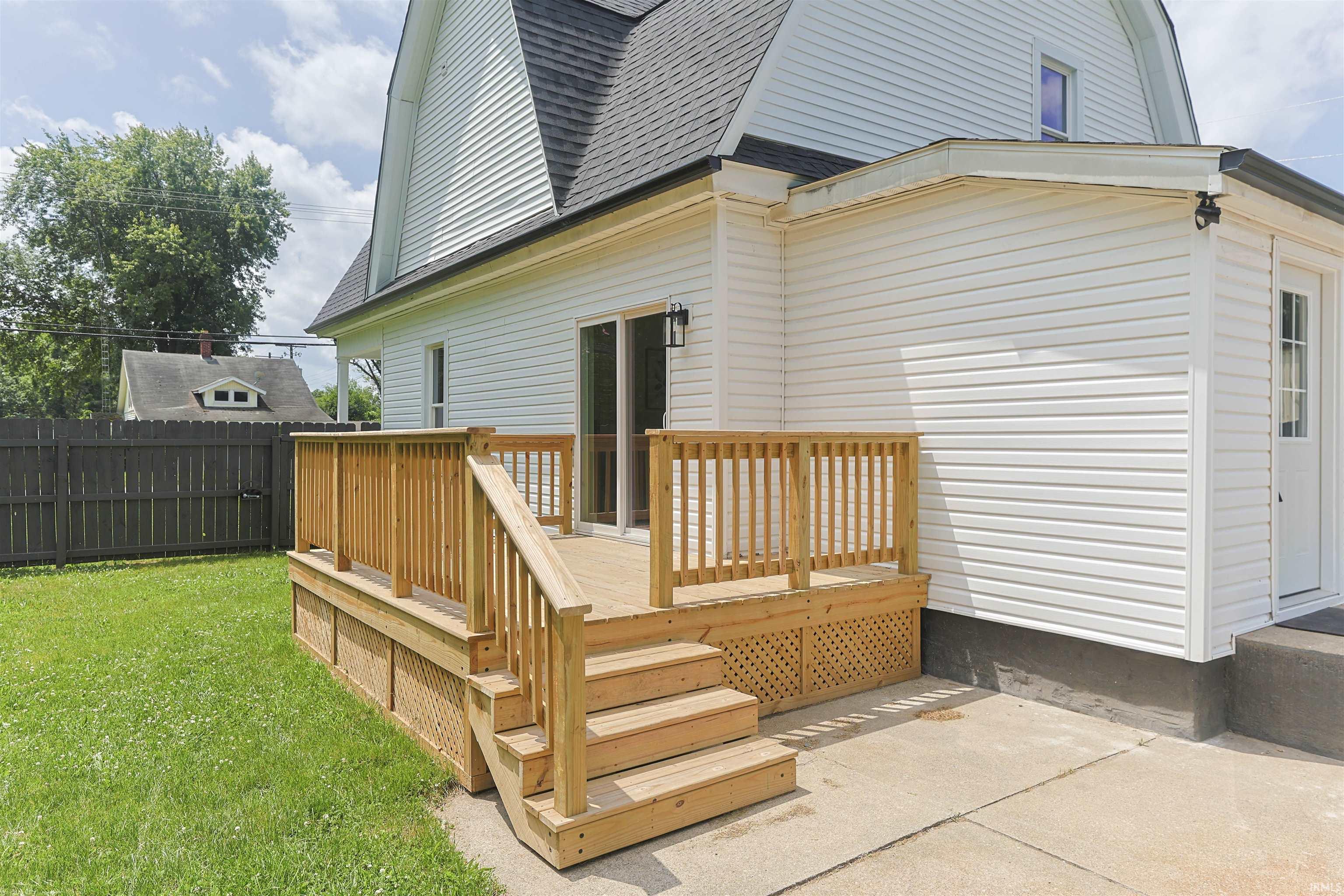 Great New Deck Area off the back of the House