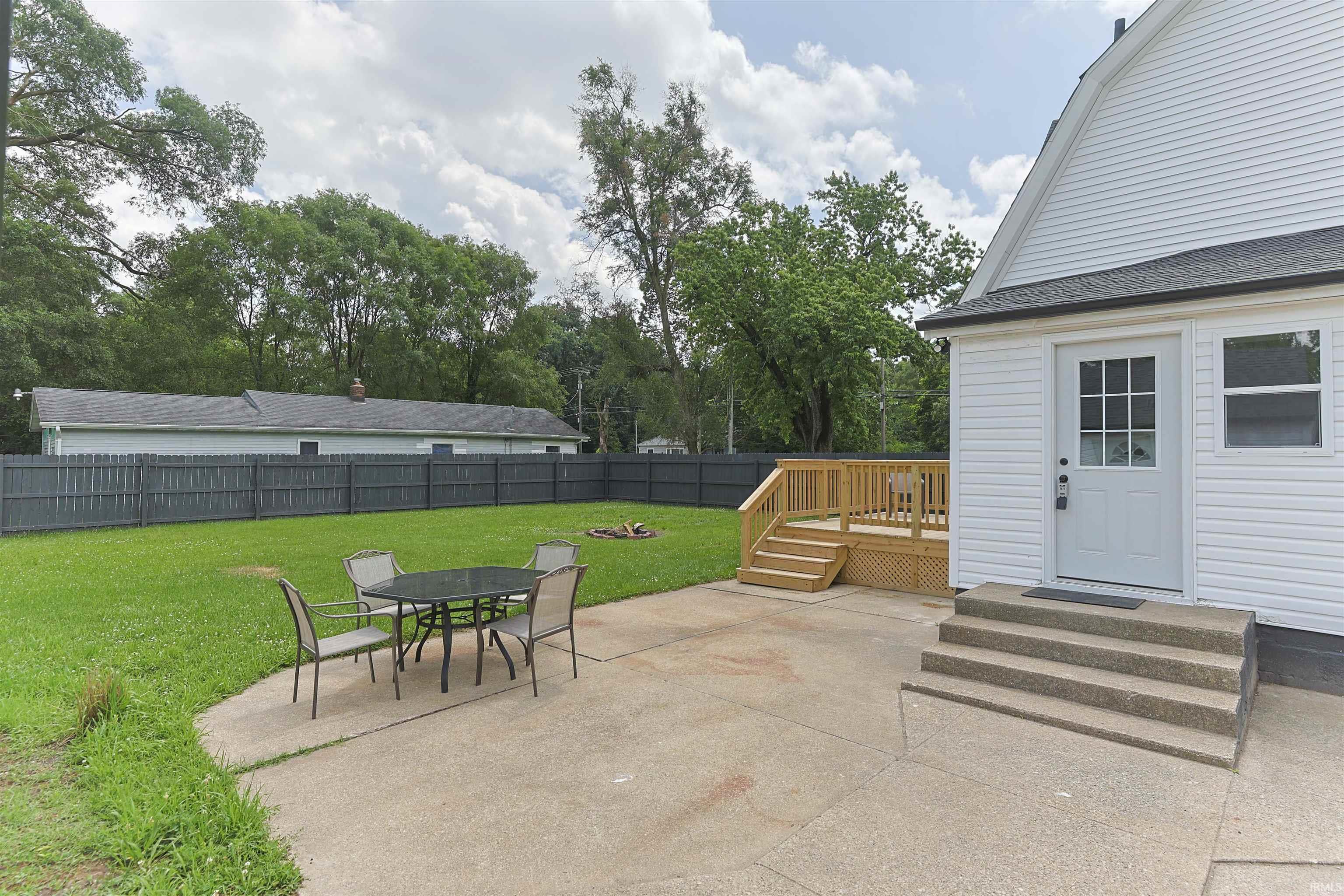 Spacious Concrete Patio