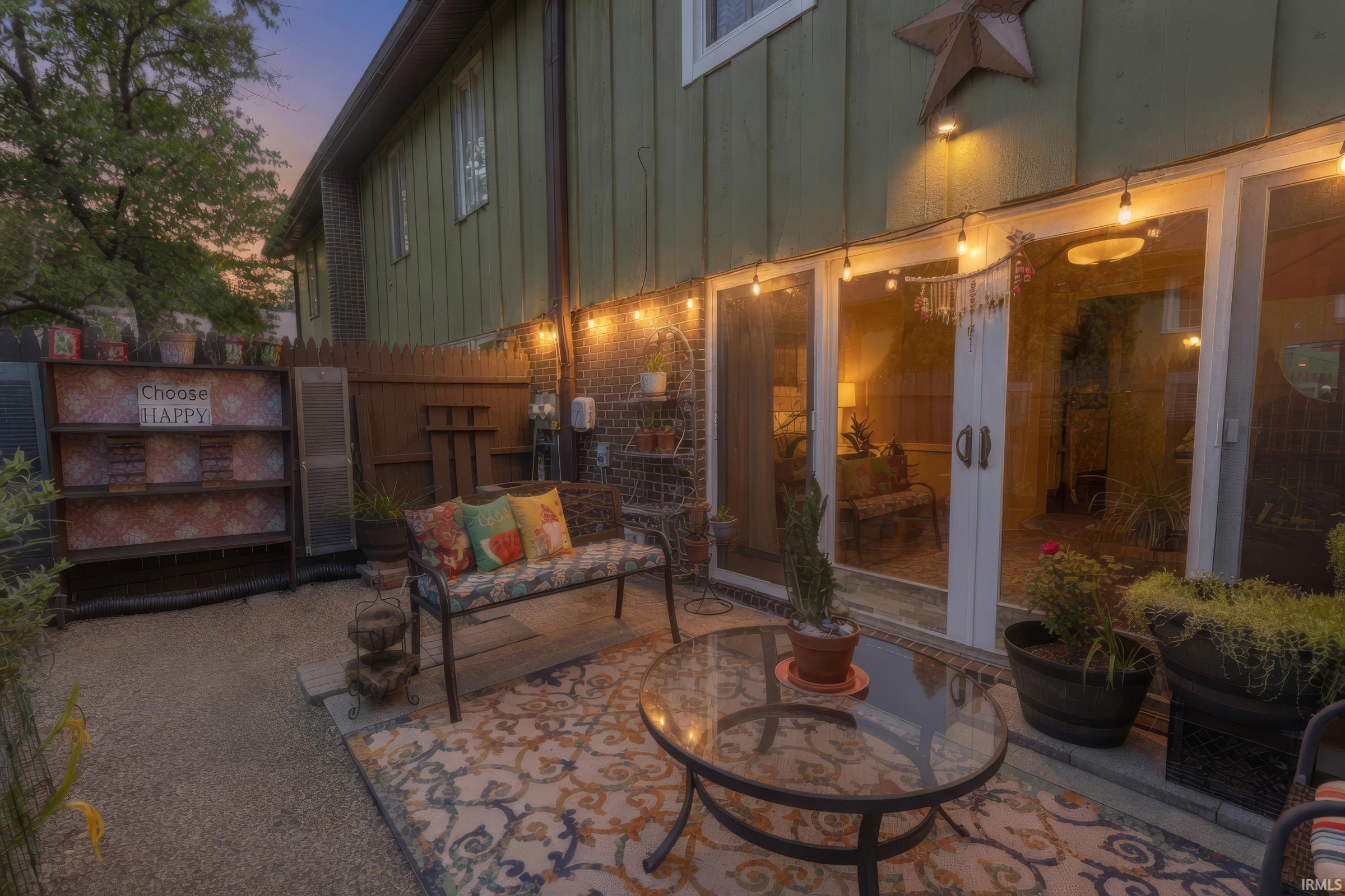 Fenced Patio