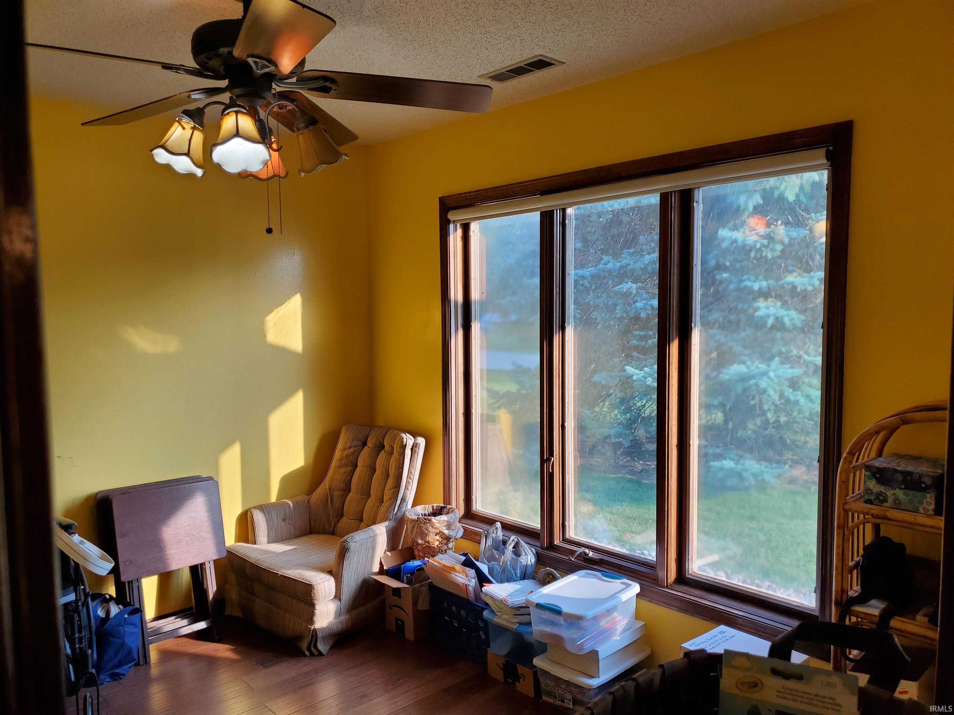 Wood-finish flooring throughout