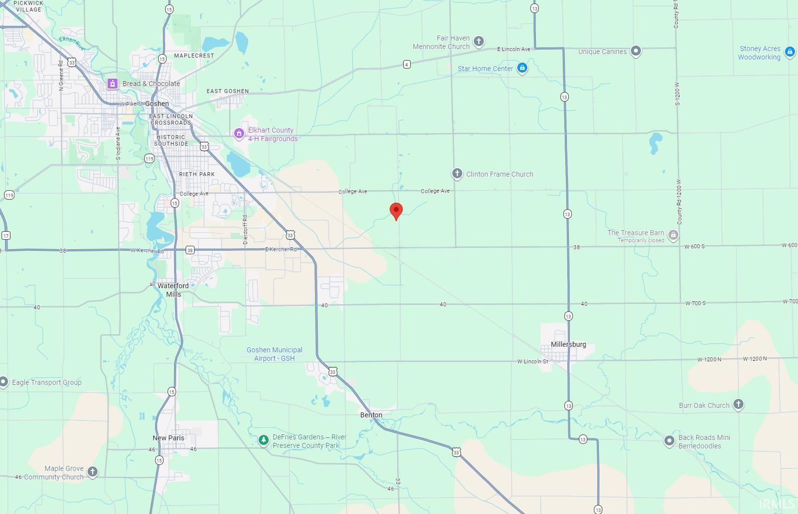 Location Map. Pinpointing the geographic coordinates of the property