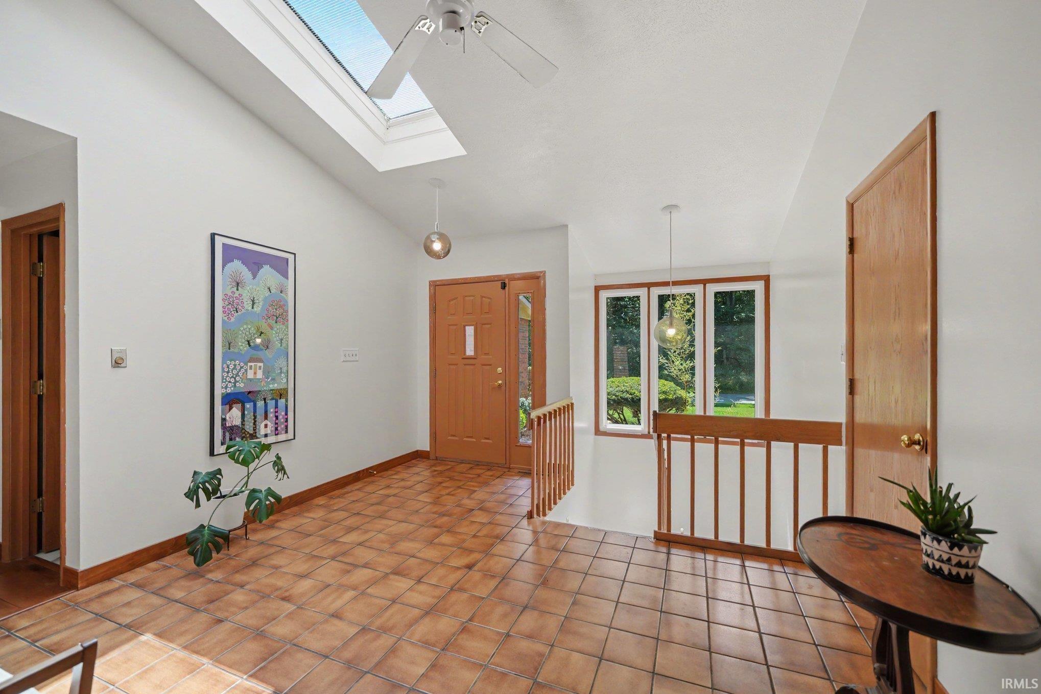 Vaulted Ceiling and Freshly Painted Interior
