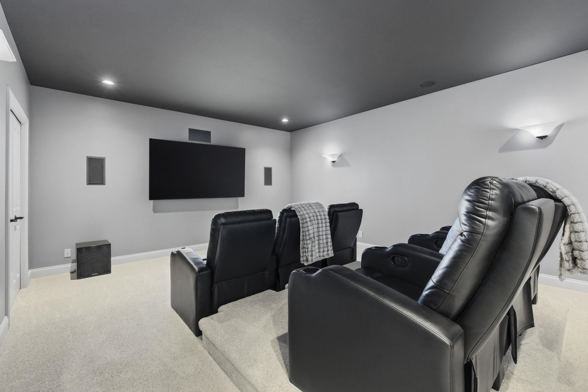 with surround sound!