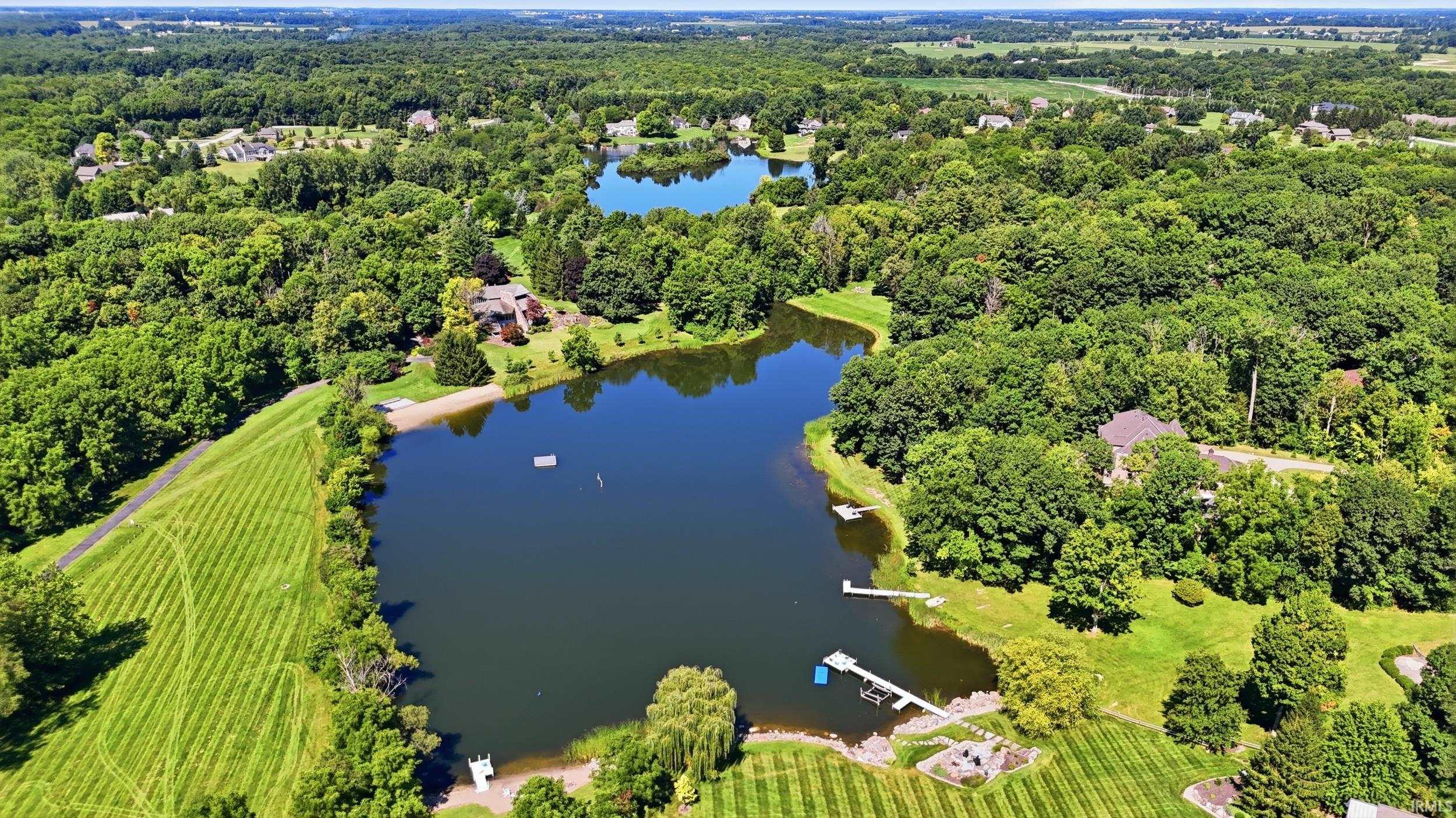 Neighborhood Lake with HOA Beach