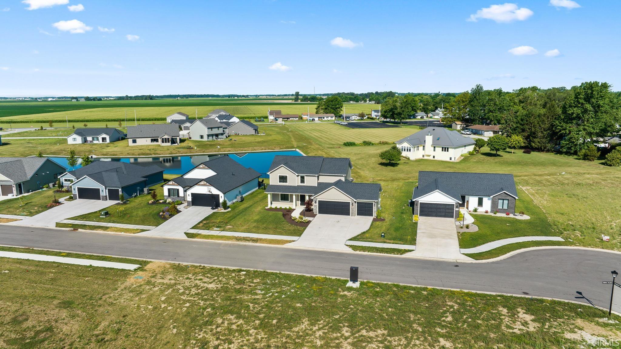 Contemporary residential community featuring a variety of home styles
