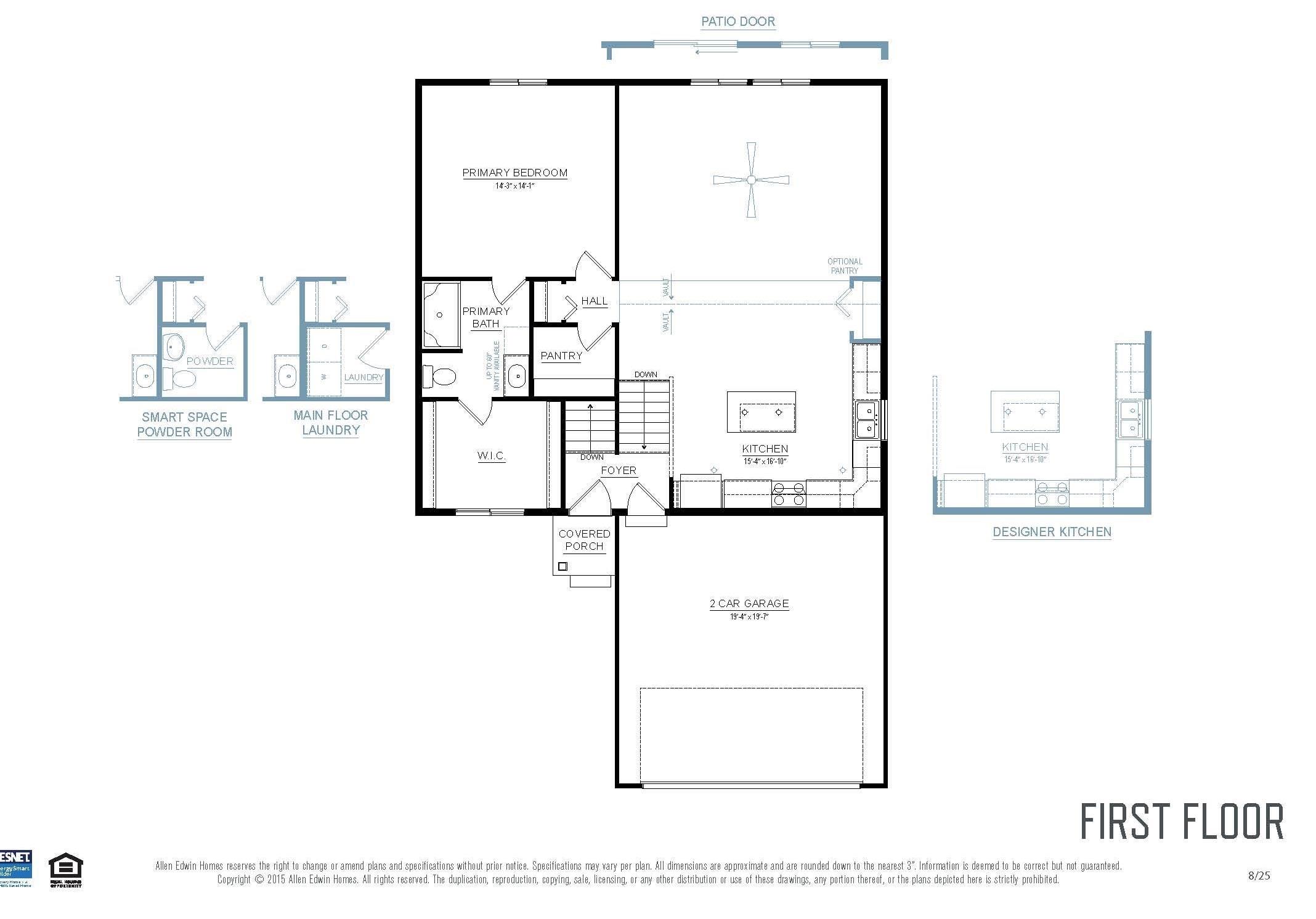 Standard Floor Plan-actual home may vary