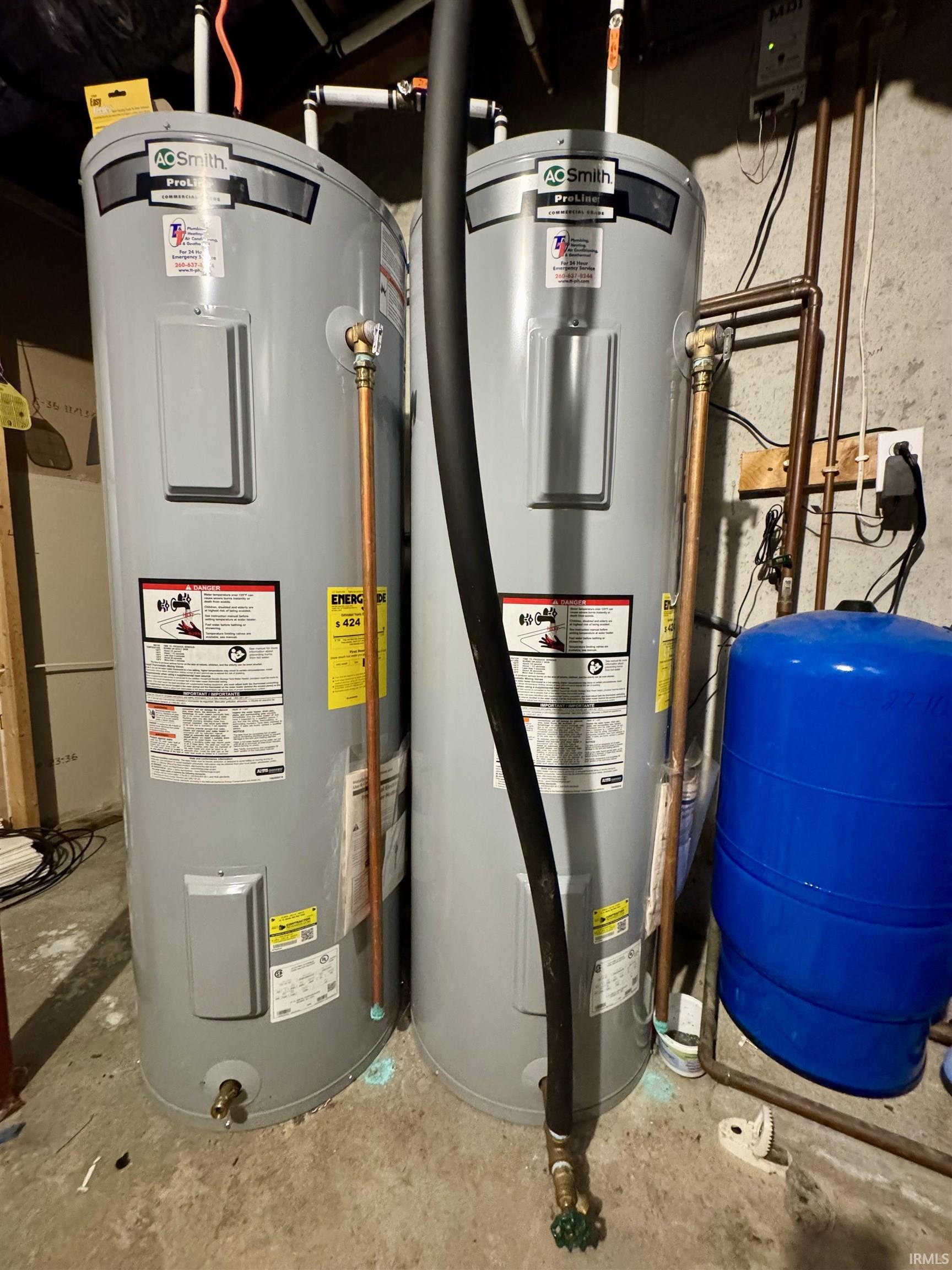 Dual water heaters