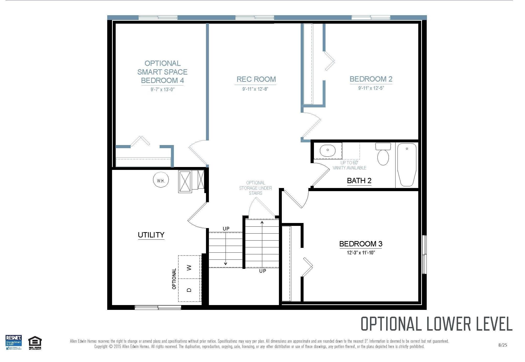 Standard Floor Plan-actual home may vary