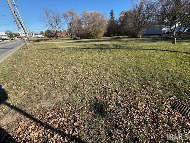 View of grassy yard