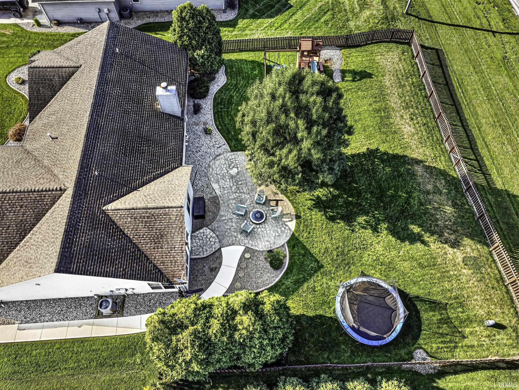 Notice the Newer Sidewalk going all along the Side to the back yard?