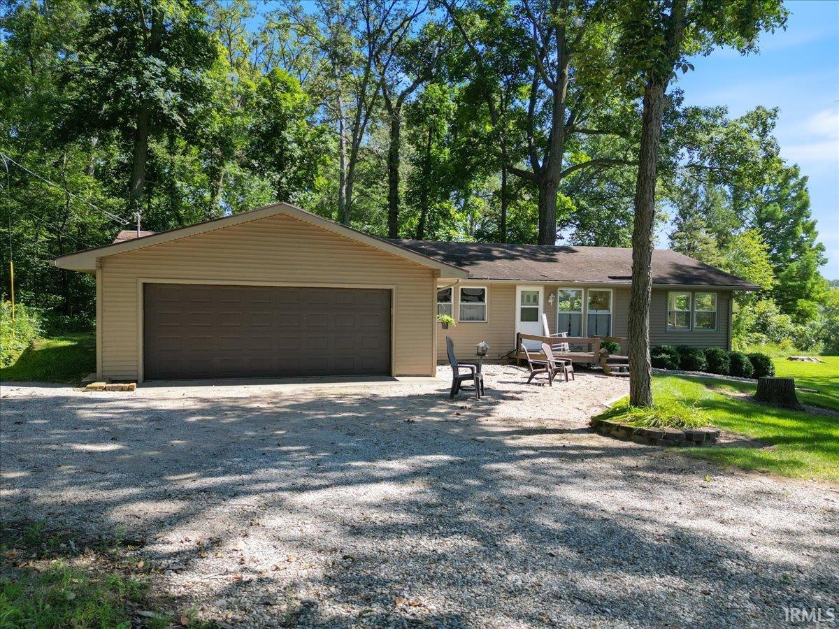 Ranch-style residence with an attached two-car garage