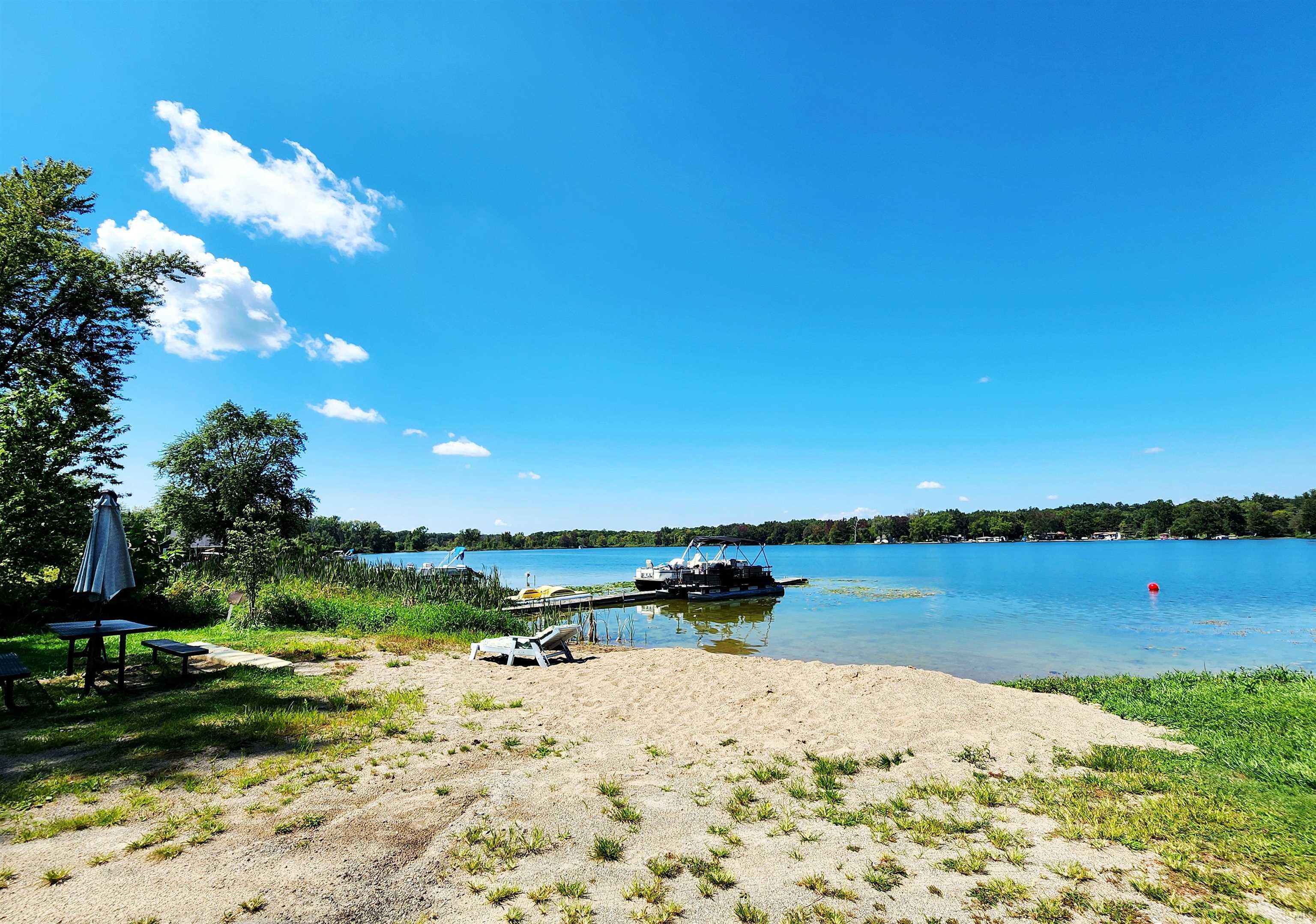 Beach area that is taken care of by HOA