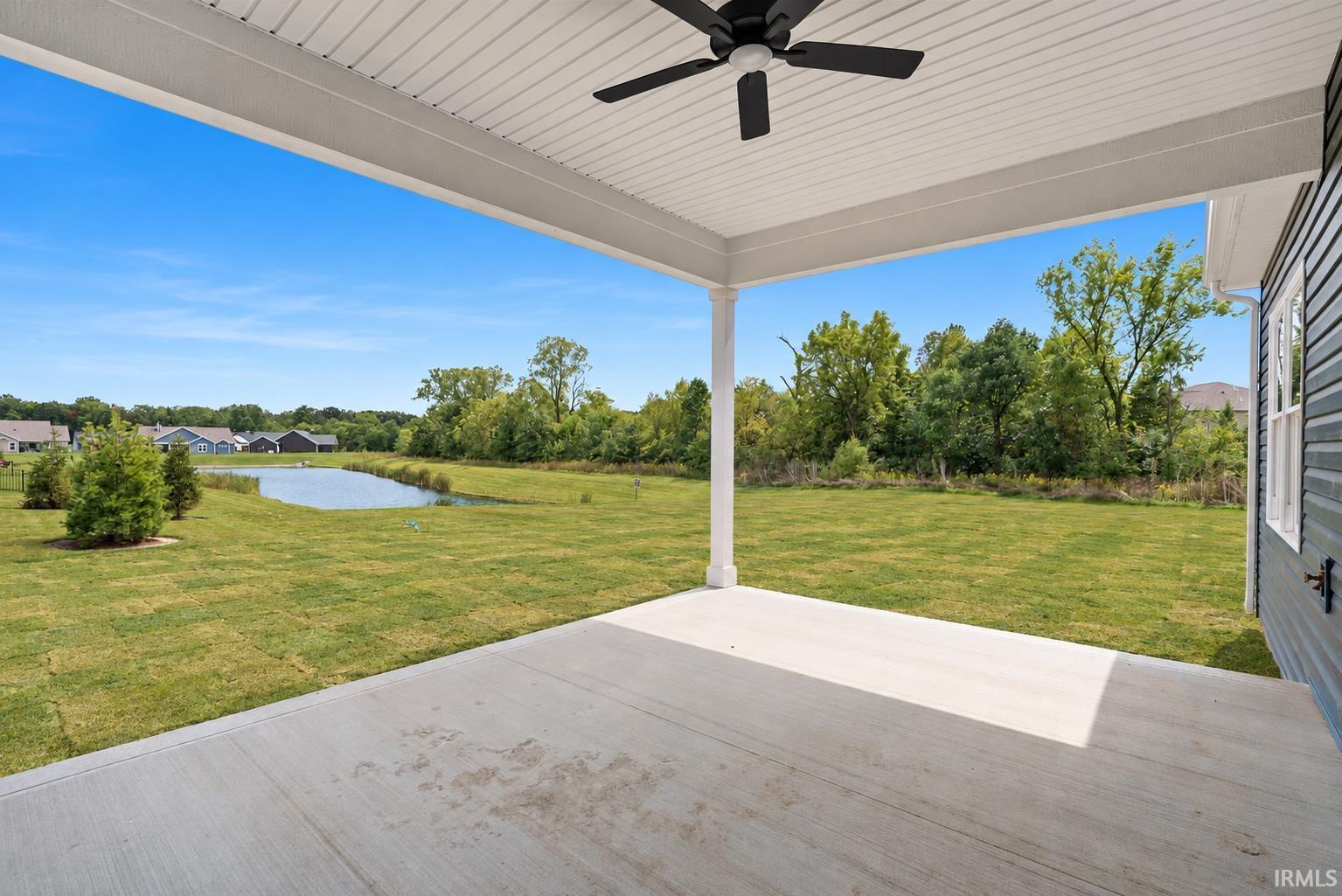 Lawn was digitally added- will be graded and seeded by builder