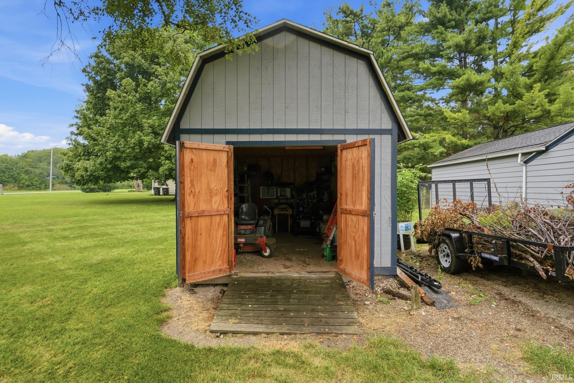 With storage loft!