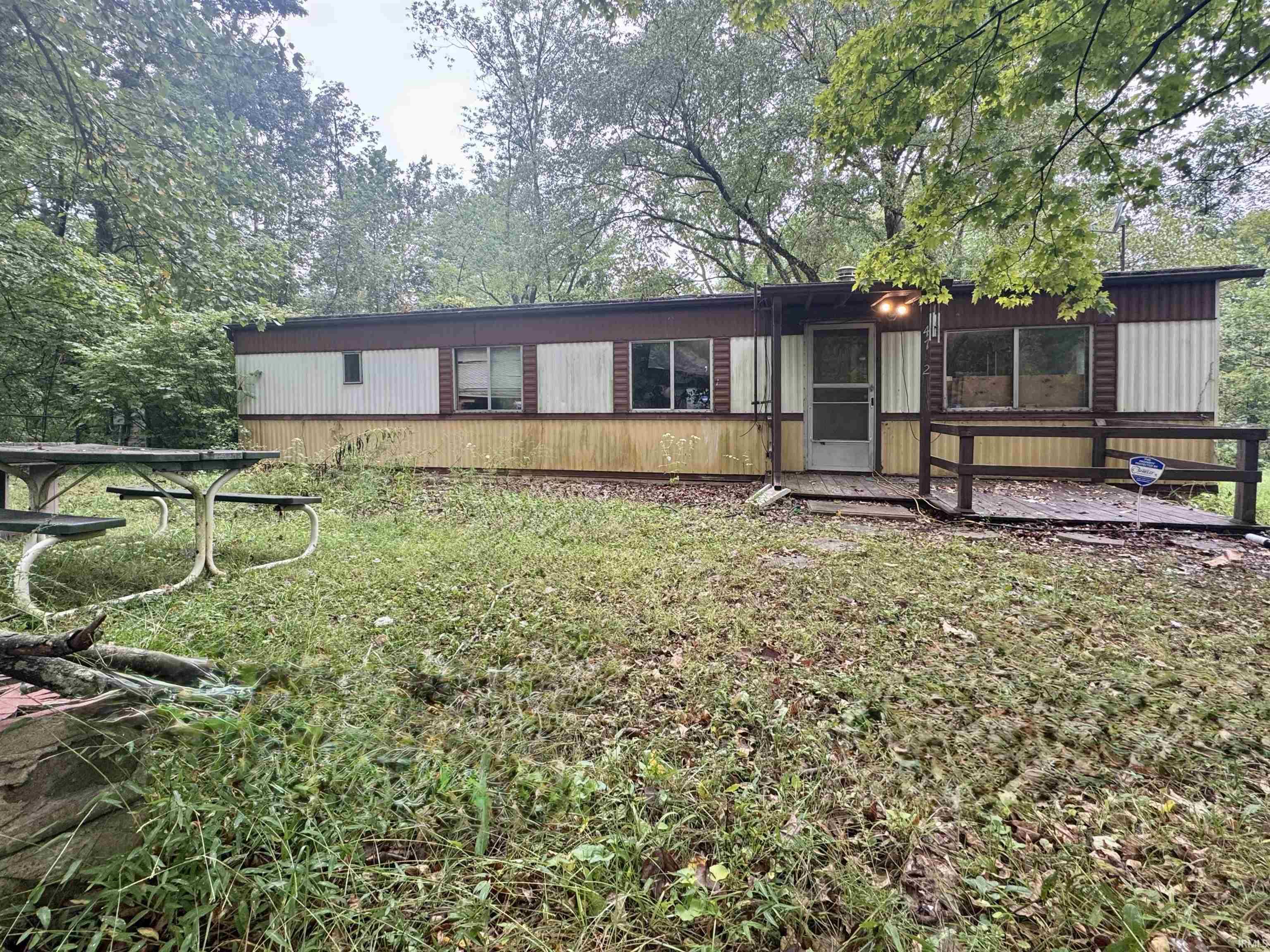 Photo 1 of Manufactured home for sale at 4792 Cunot Cataract Rd, Poland, IN 47868 | MLS# 202637832 | Listing updated on 2026-09-14