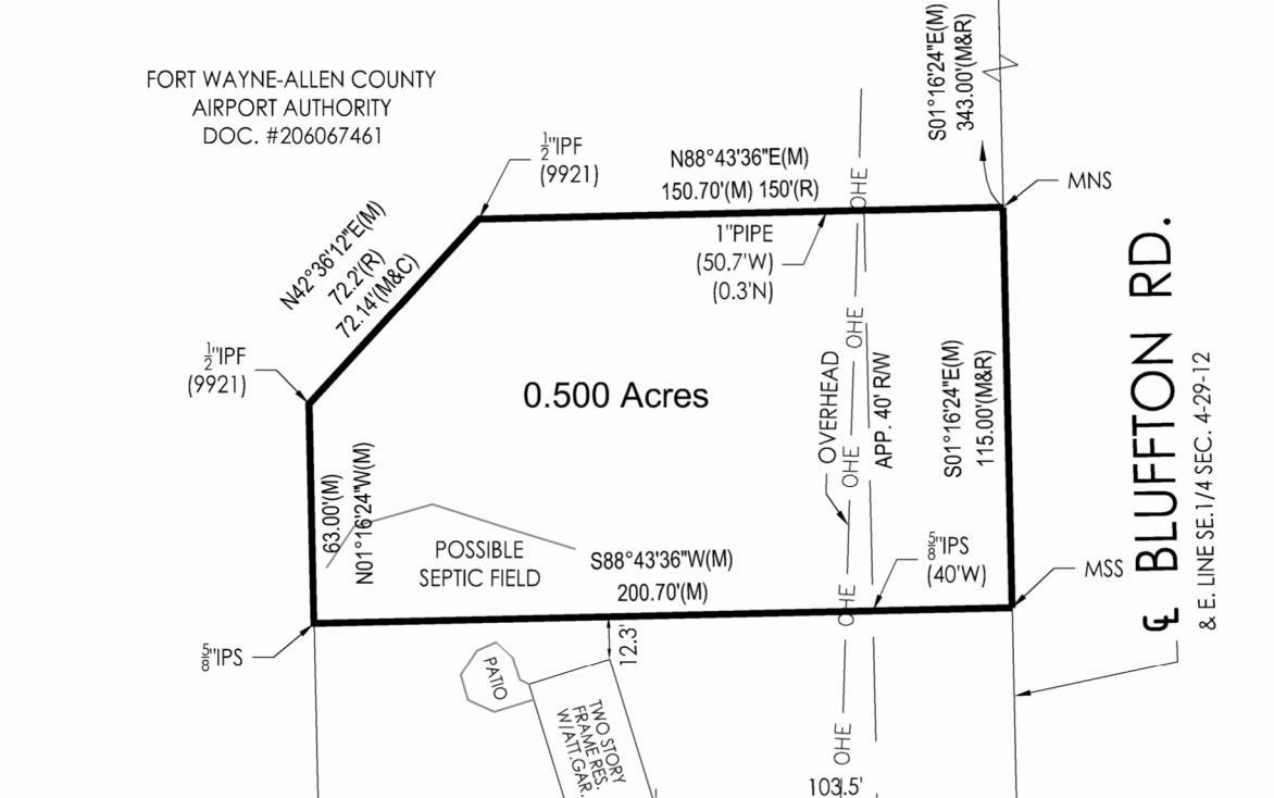 Land for sale at 97?? Bluffton Rd, Fort Wayne, IN 46809 | MLS# 202641355