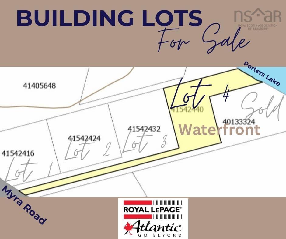 Lot 4 821 Myra Road, Porters Lake, NS (MLS 202505298)