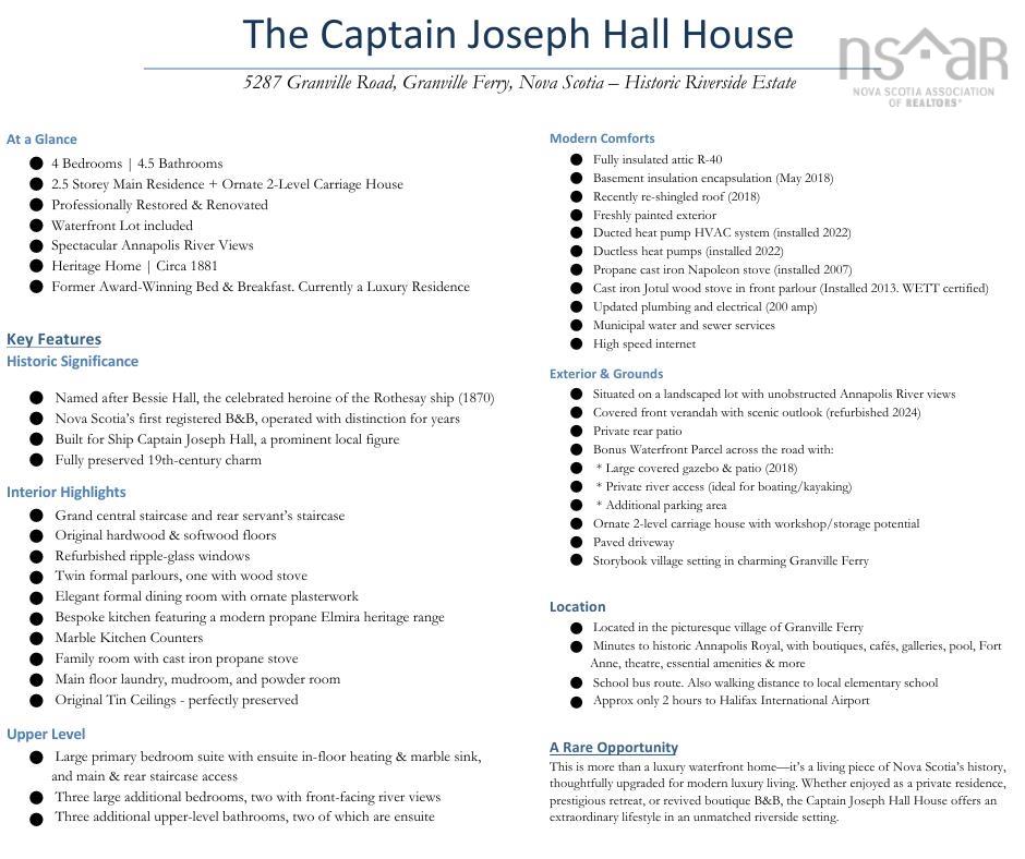 $789,000.00: 5287 Granville Road, Granville Ferry