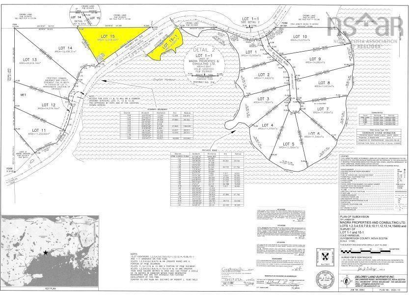 $110,000.00: Lots 15&15-1 Hwy 316 (English Hbr), Cole Harbour