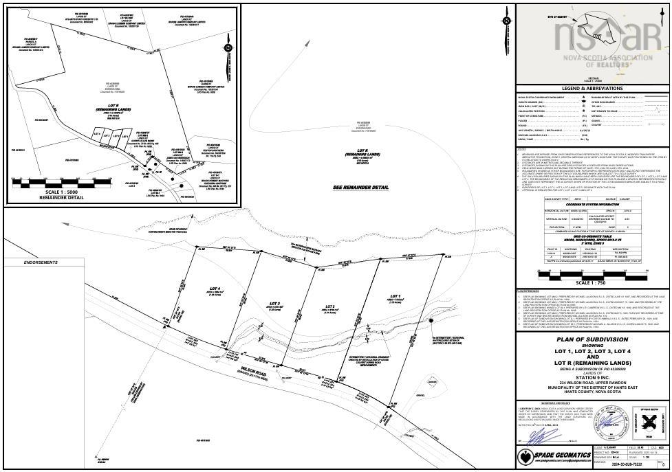 Lot 1 Wilson Road, Upper Rawdon, NS (MLS 202522563)