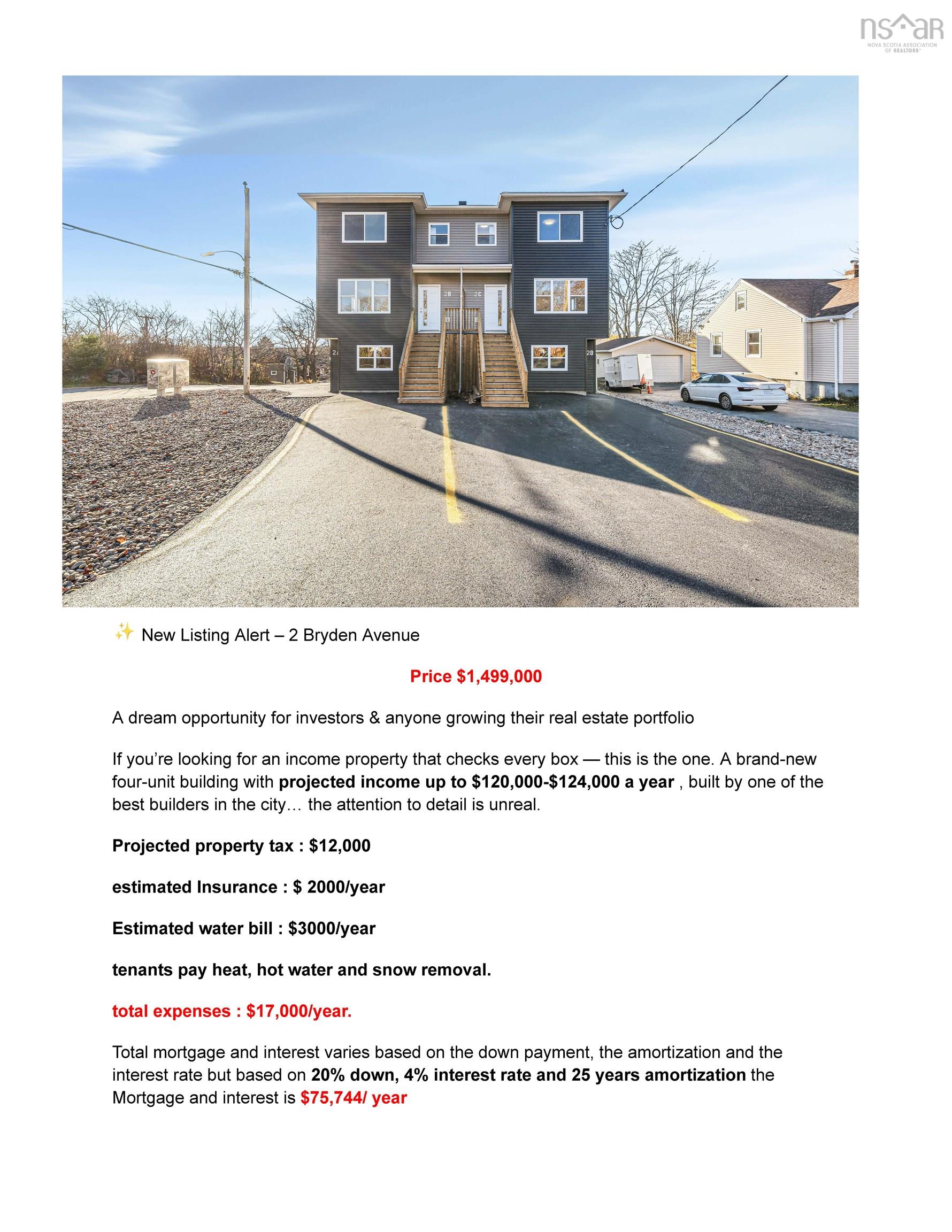 2 Bryden Avenue, Halifax, NS (MLS 202528670)