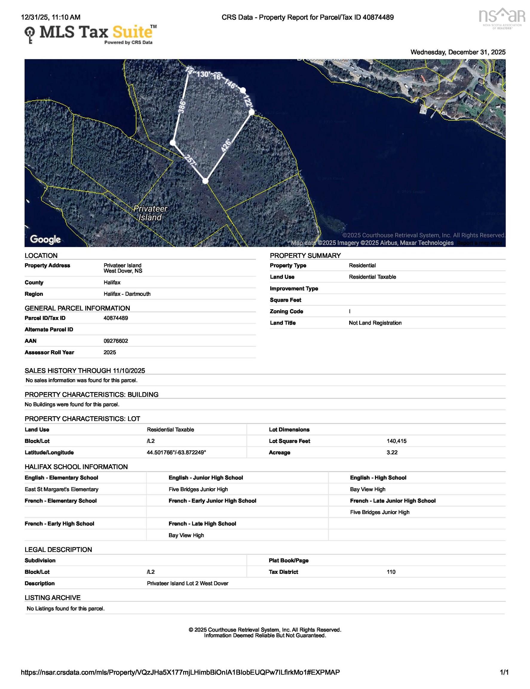 2&3 Privateer Island, West Dover, NS (MLS 202529770)