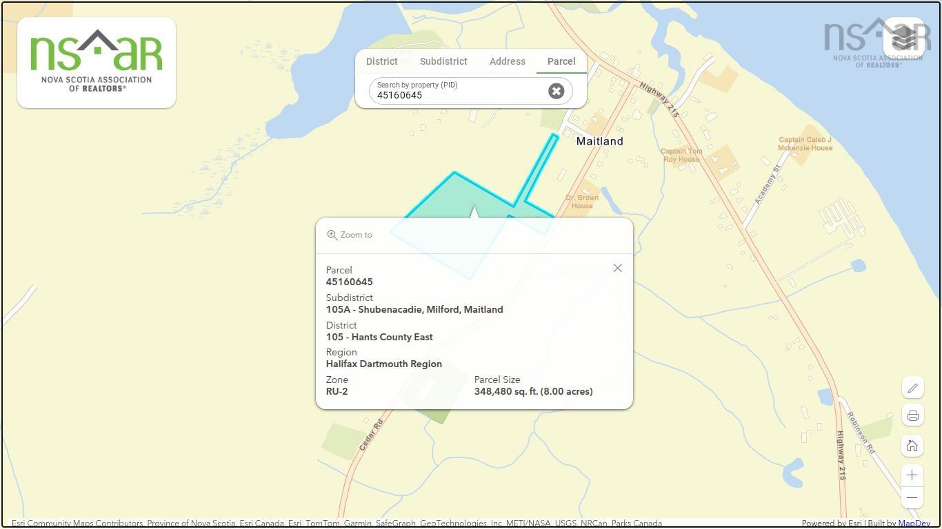$85,000.00: 8 Acres Cedar Road, Maitland