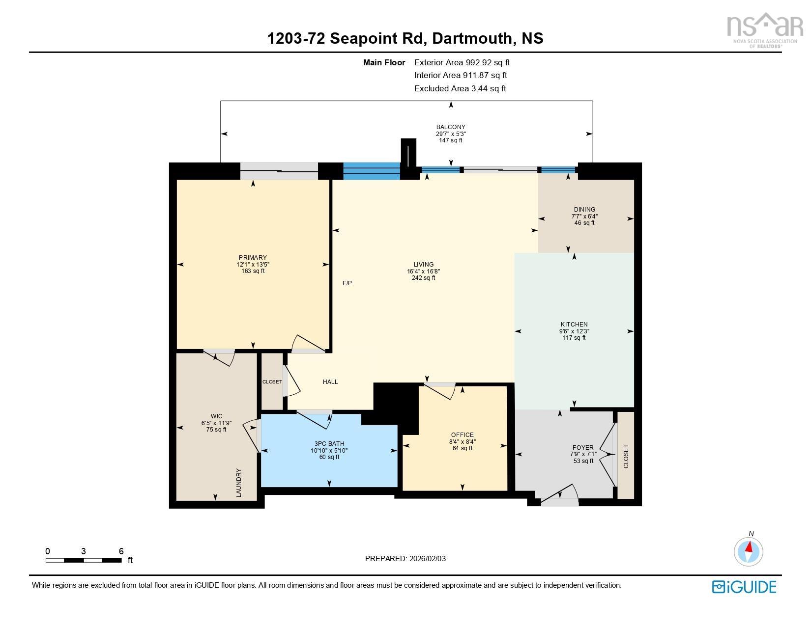 1203 72 Seapoint Road, Dartmouth, NS (MLS 202602203)