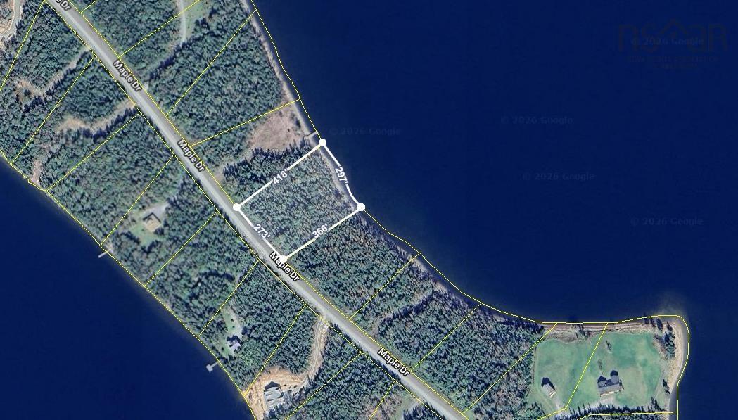 $124,900.00: Lot 1A-40 Maple Drive, Cape George Estates