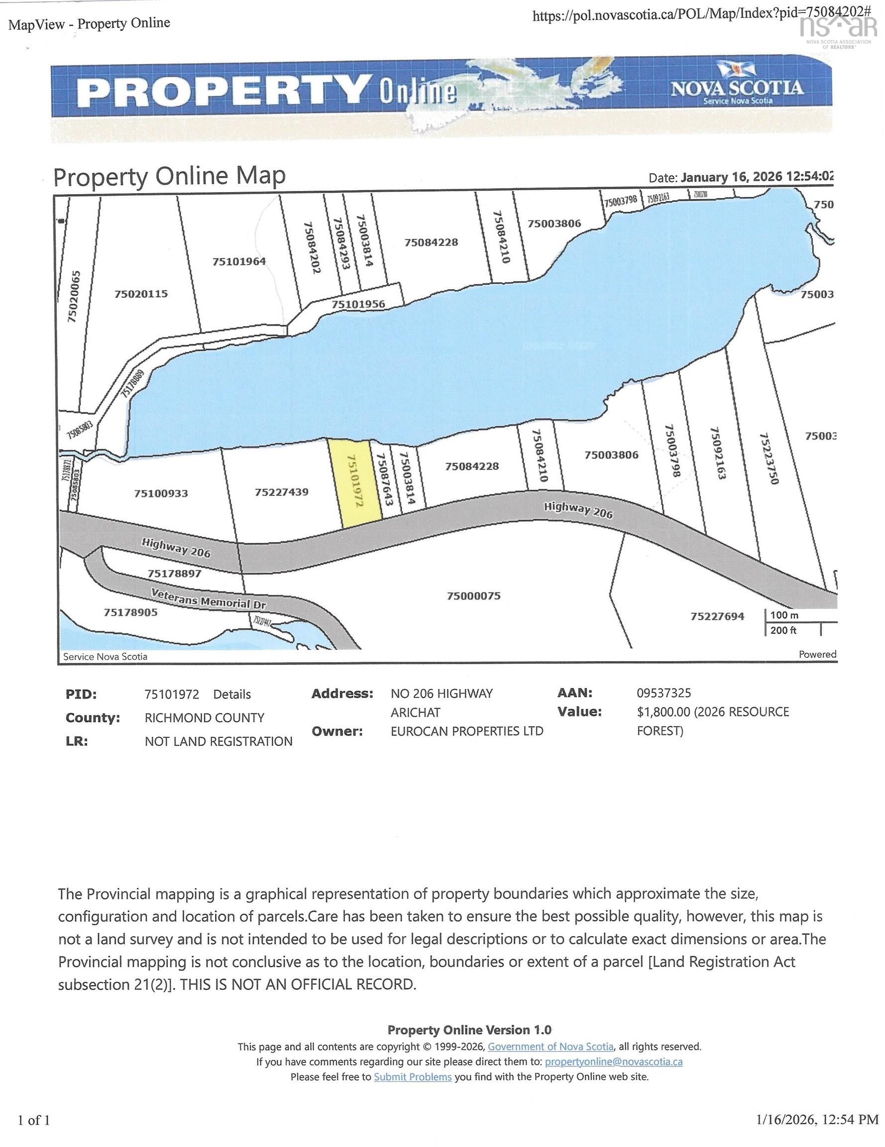 $40,000.00: Babins Lake, Arichat