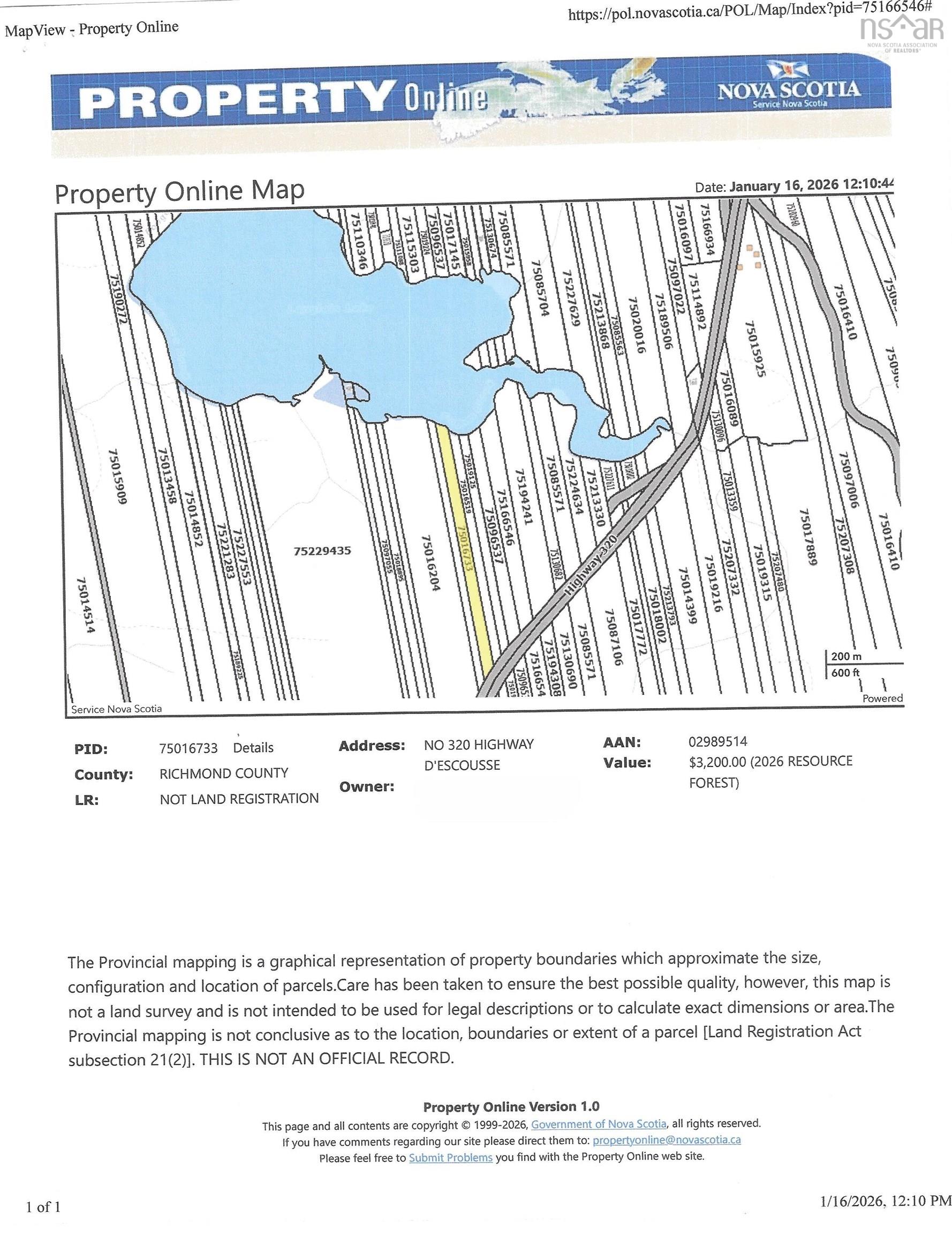 $40,000.00: 320 Highway, D'Escousse