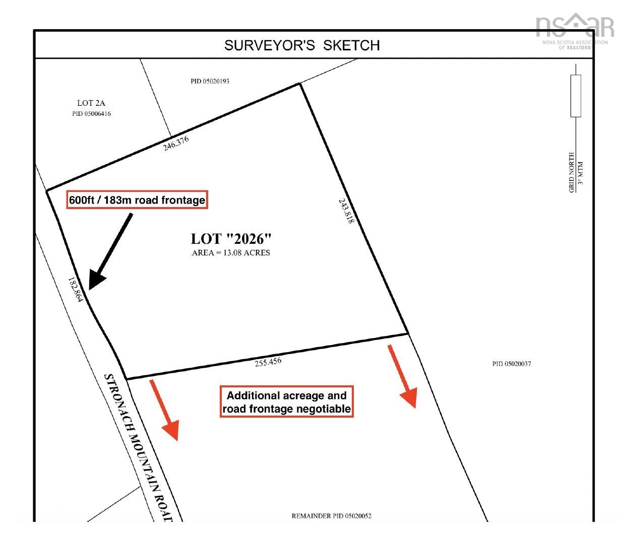 $69,000.00: Lot 2026 Stronach Mountain Road, Melvern Square