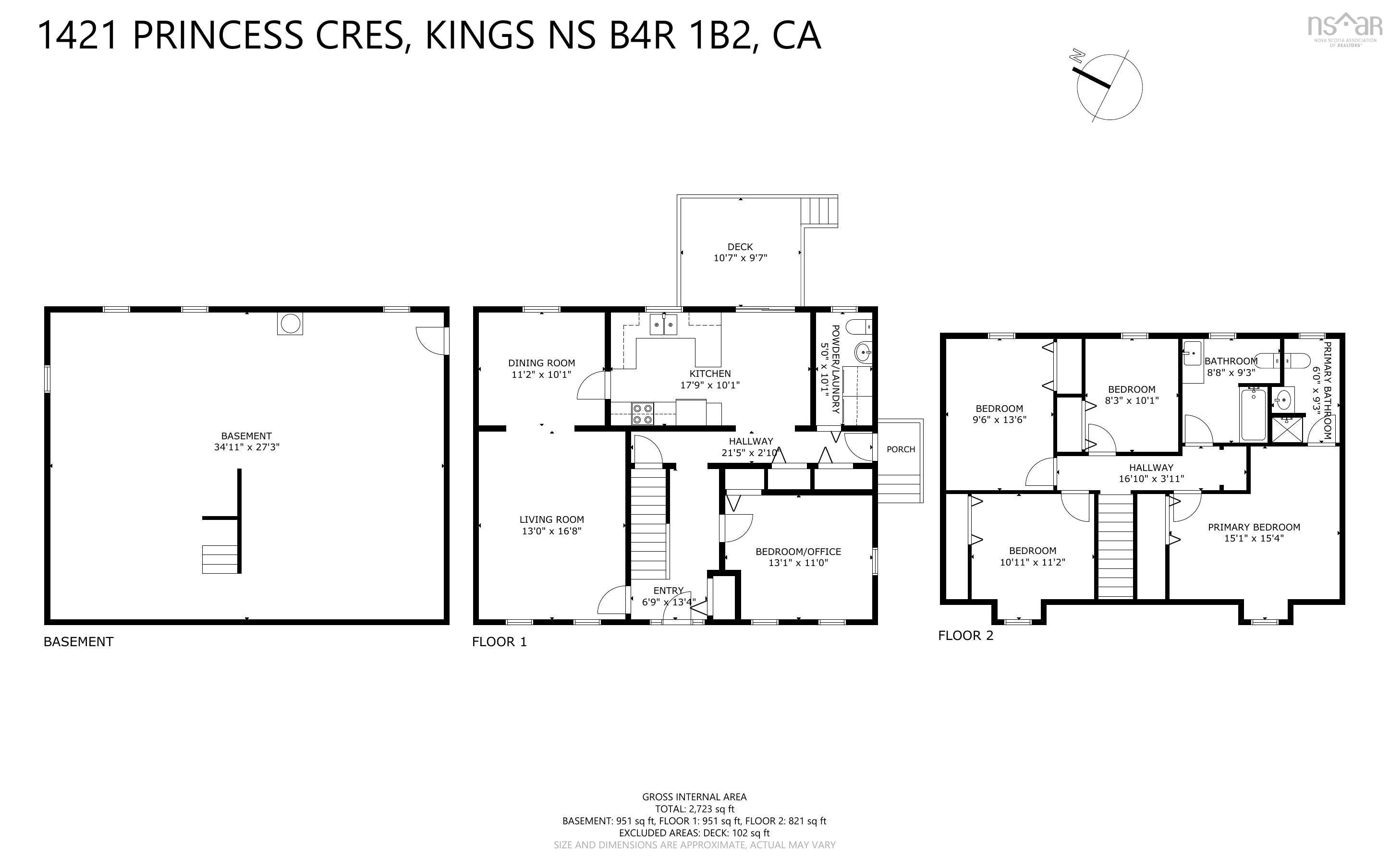 $369,900.00: 1421 Princess Crescent, Coldbrook