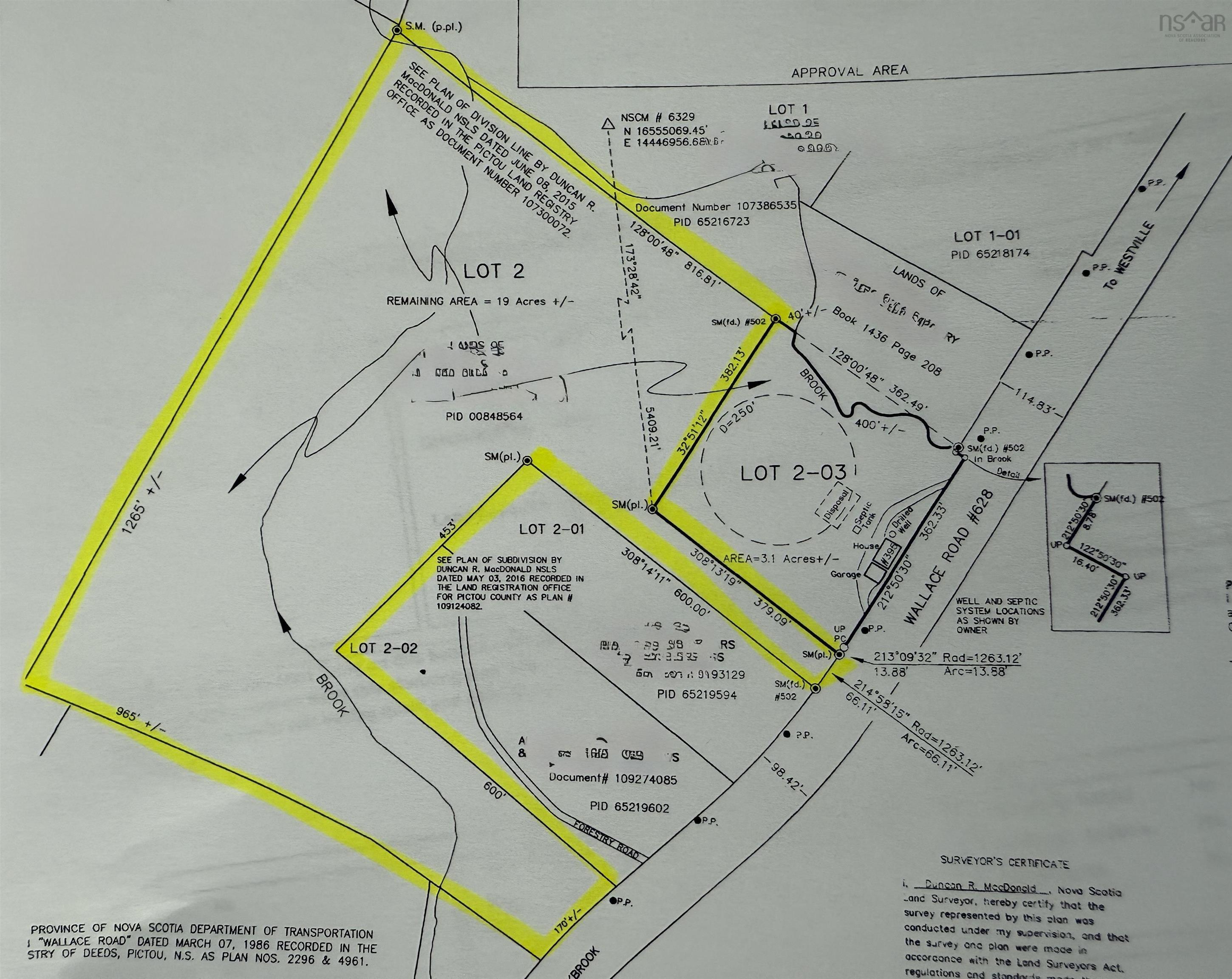 $54,900.00: 19 Acres+- Wallace Road, Hazel Glen