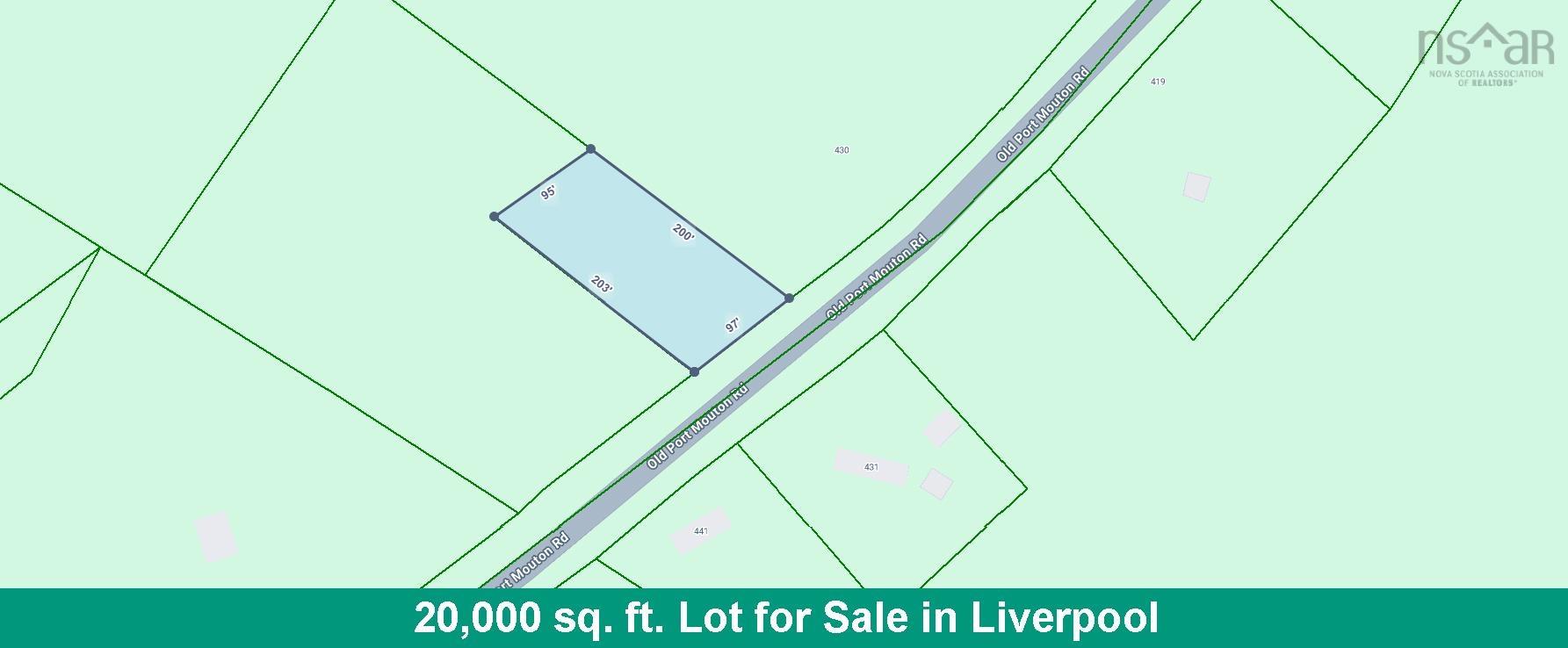 $24,900.00: Lot PID#70232046 Old Port Mouton Road, Liverpool