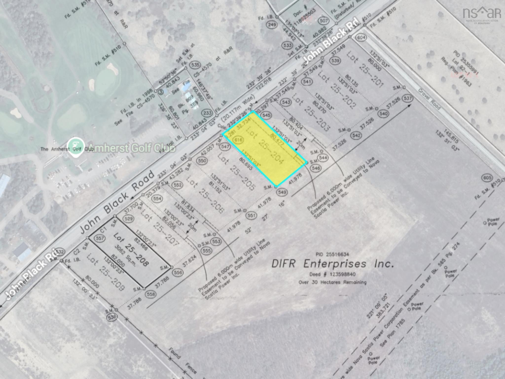 Lot 25-204 John Black Road, East Amherst, NS (MLS® 202605107)