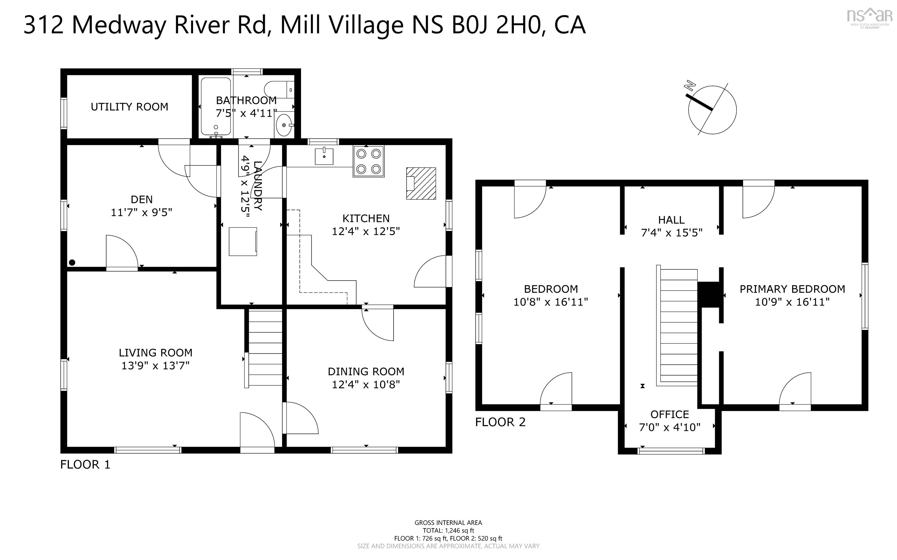 $369,000.00: 312 Medway River Road, Mill Village