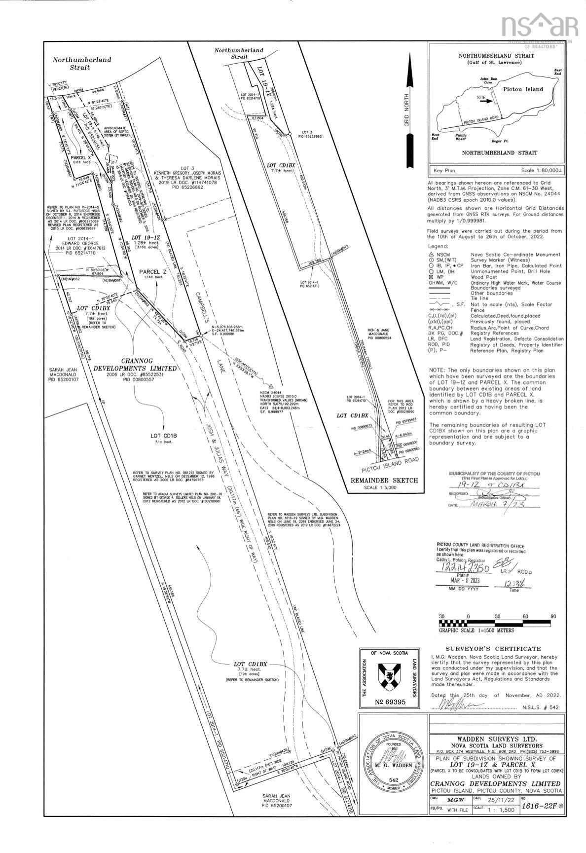 $175,000.00: Lot 19 1Z Pictou Island Road, Pictou Island