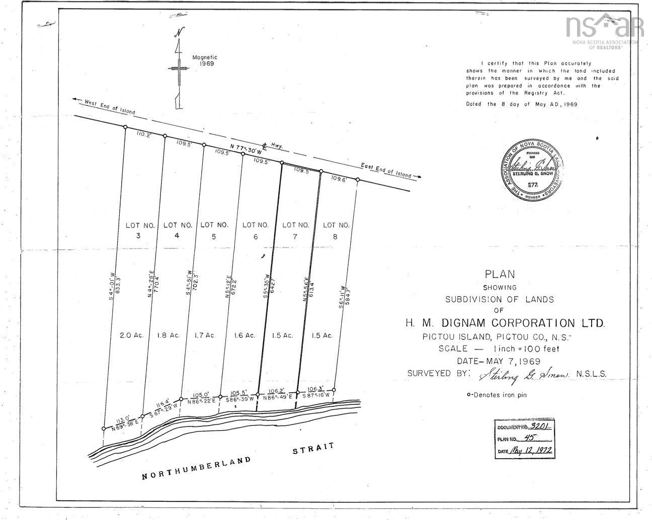 $79,900.00: Lot 7 Pictou Island Road, Pictou Island
