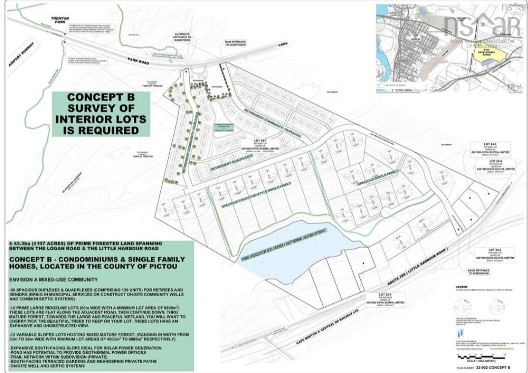 $349,000.00: Lot 24-1 Little Harbour Road, Frasers Mountain